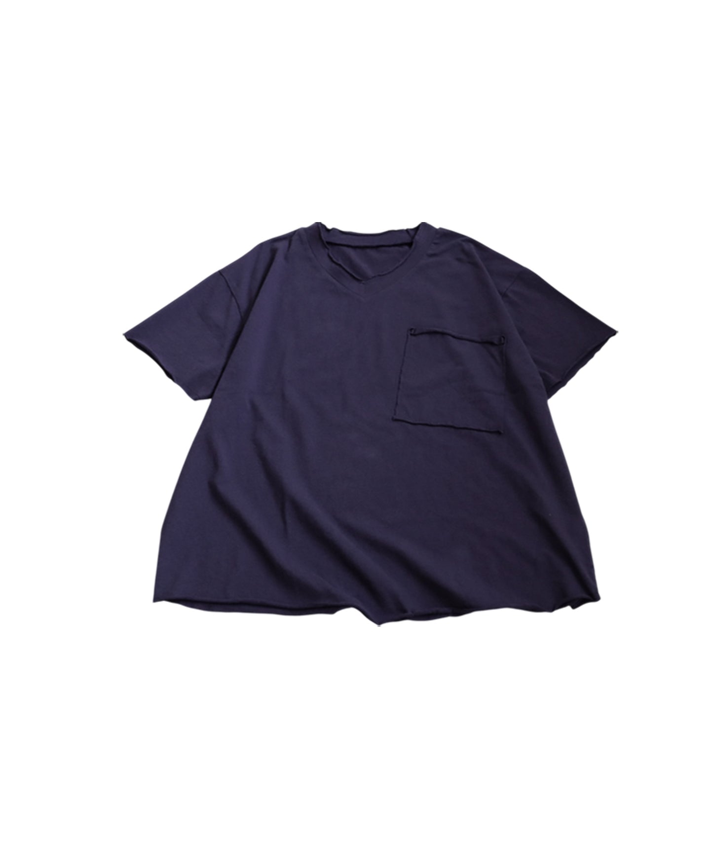 Ladies Cut-Off Big T-Shirt