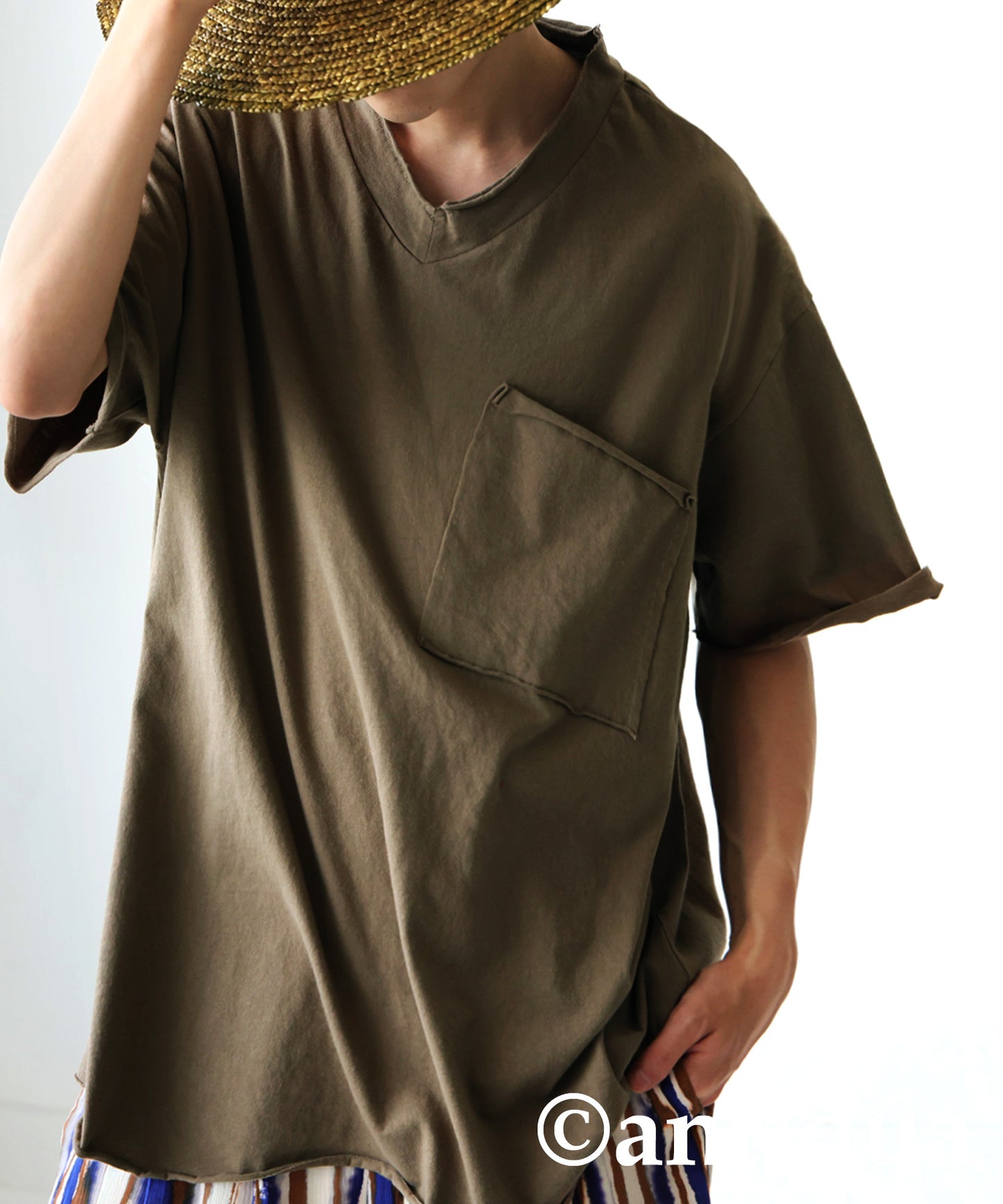 Men's Cut-Off Big T-Shirt