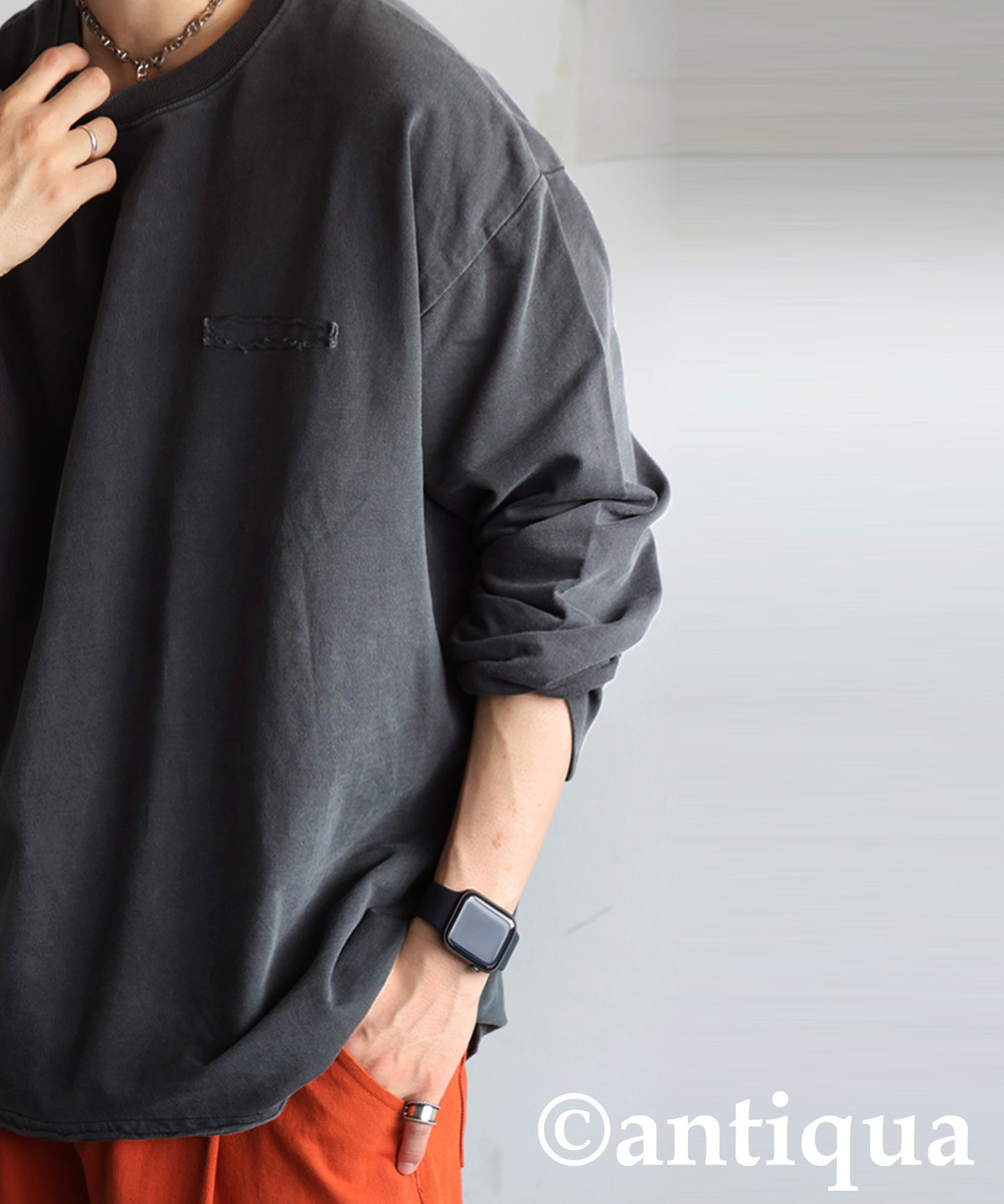 Pigmented Long Sleeve T-Shirt Men's