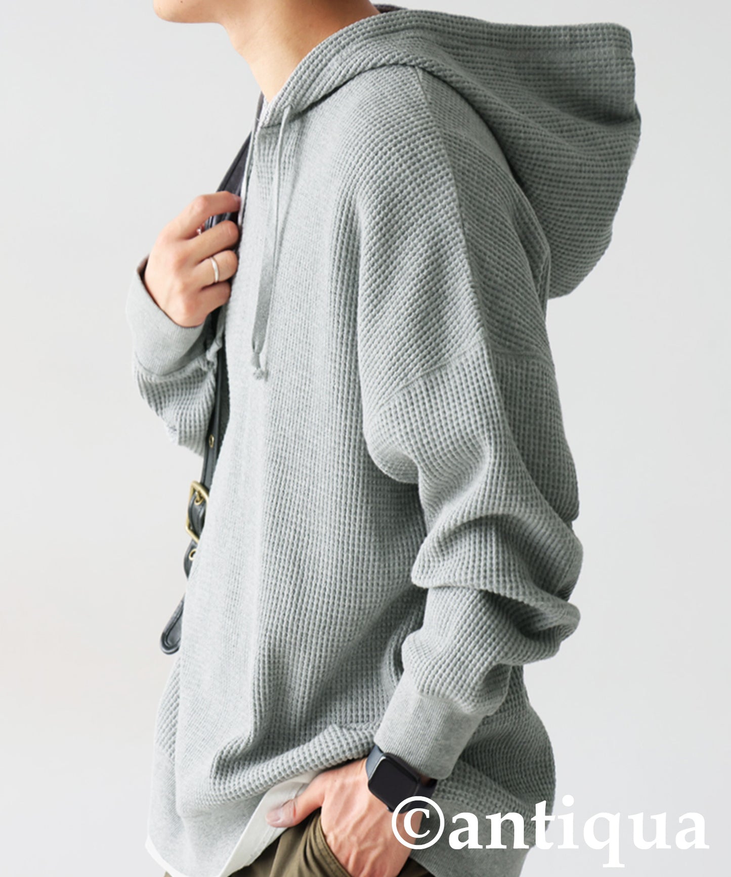 Gusseted Neck Hoodie Men's