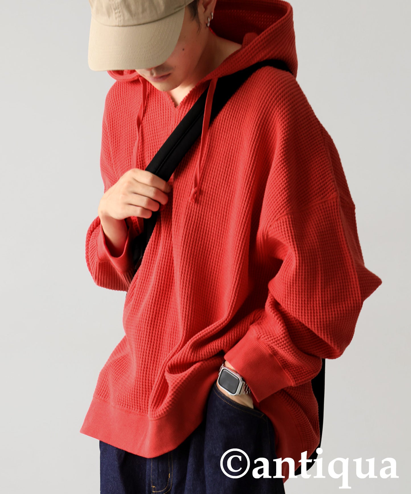 Gusseted Neck Hoodie Men's