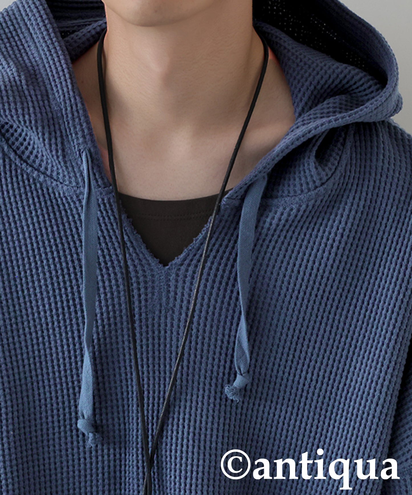 Gusseted Neck Hoodie Men's