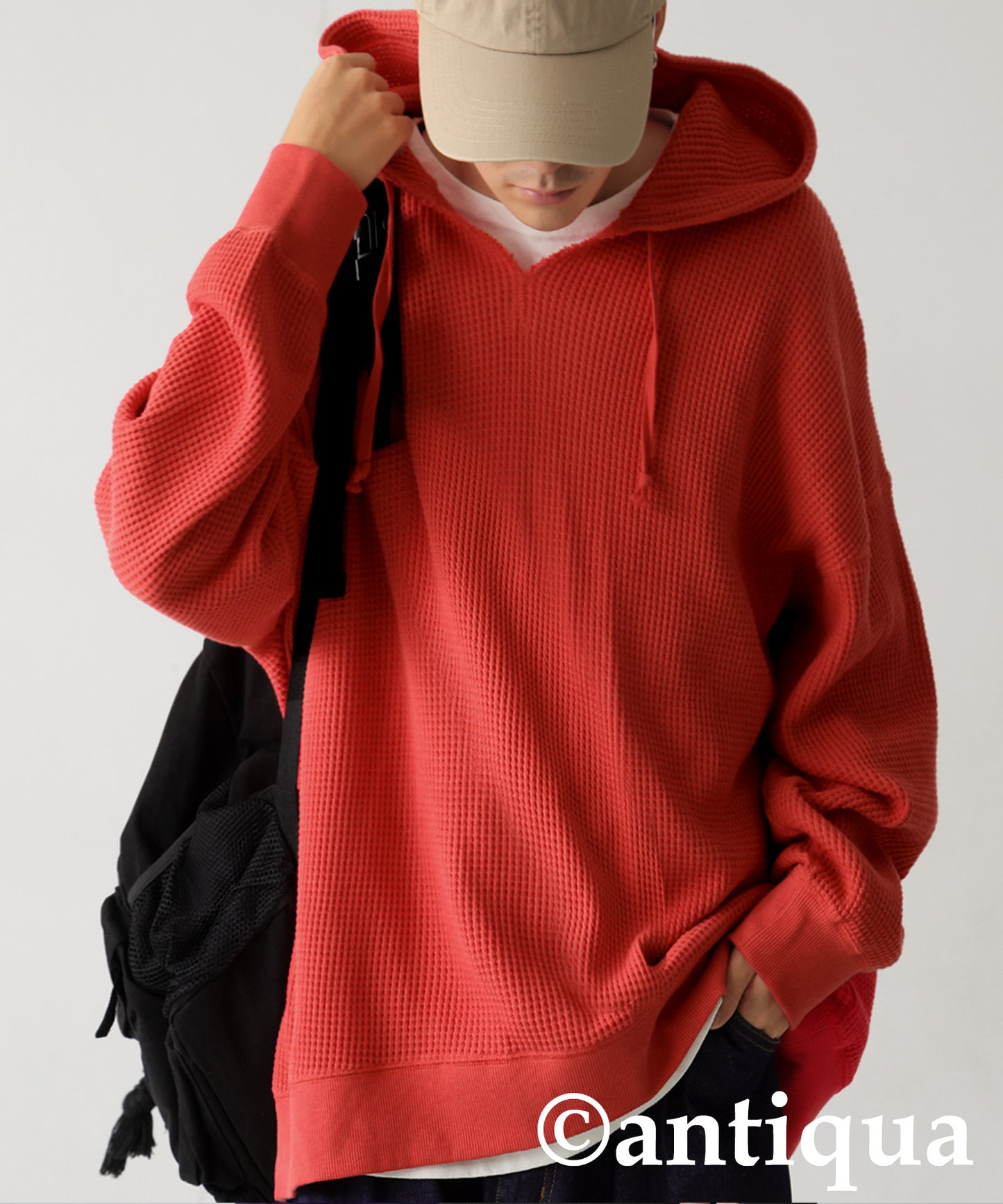 Gusseted Neck Hoodie Men's