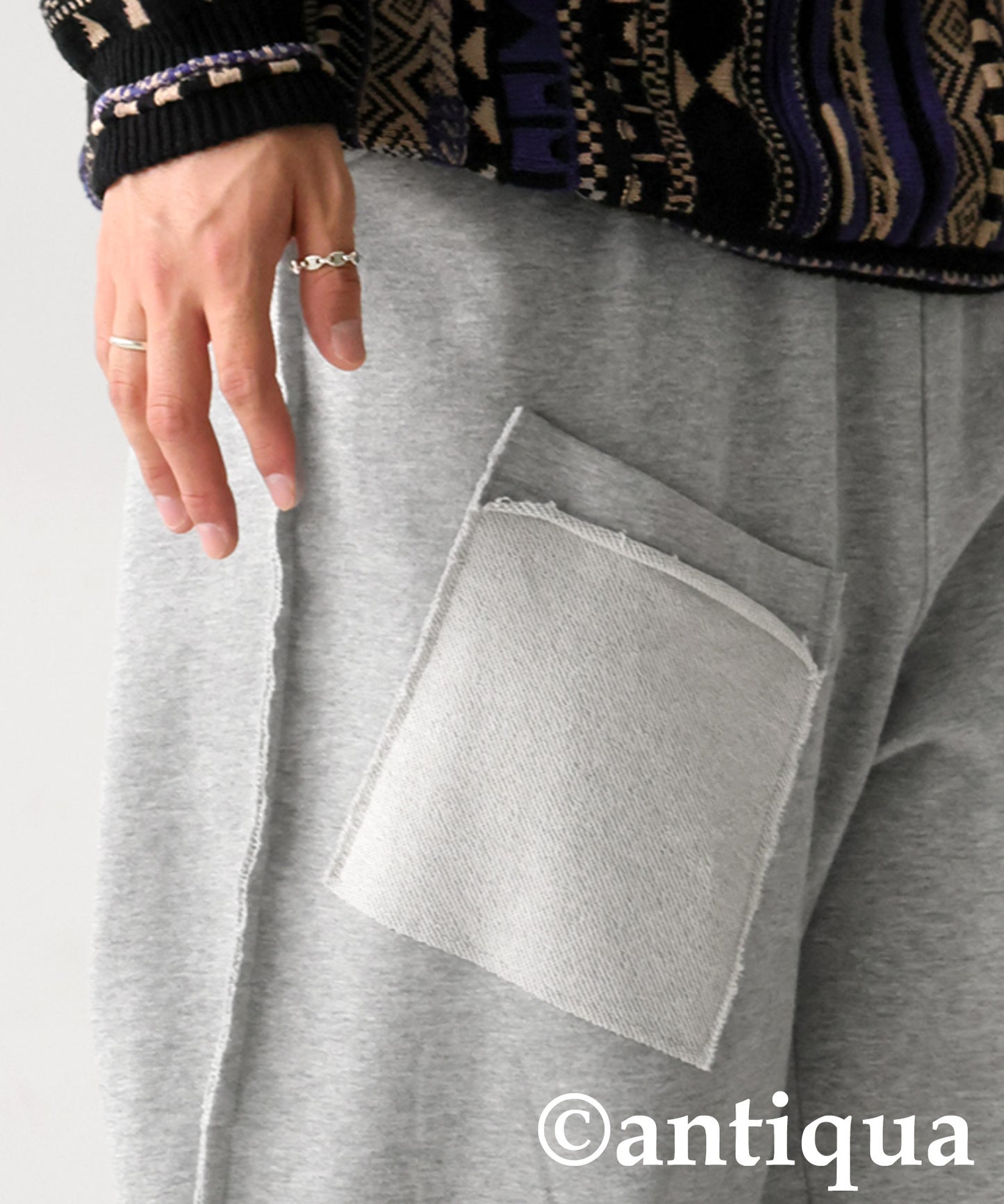 Design Pocket Sweatpants Men's