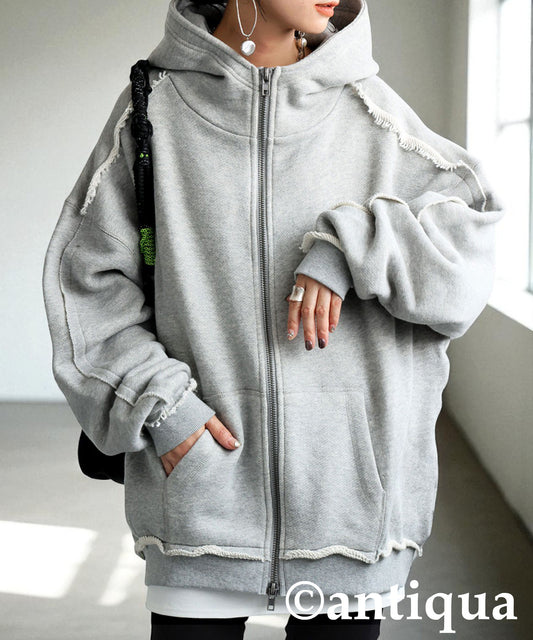 Fleece Double-Zip Hoodie Ladies