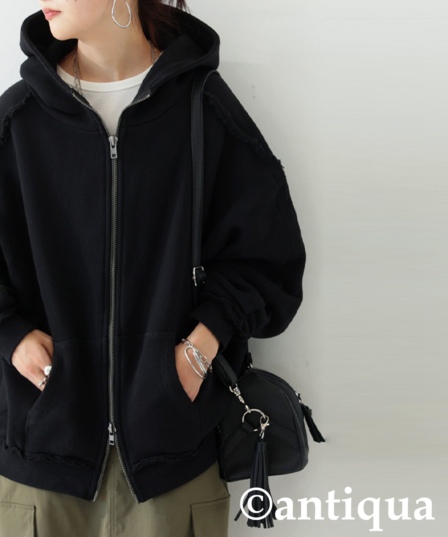 Fleece Double-Zip Hoodie Ladies