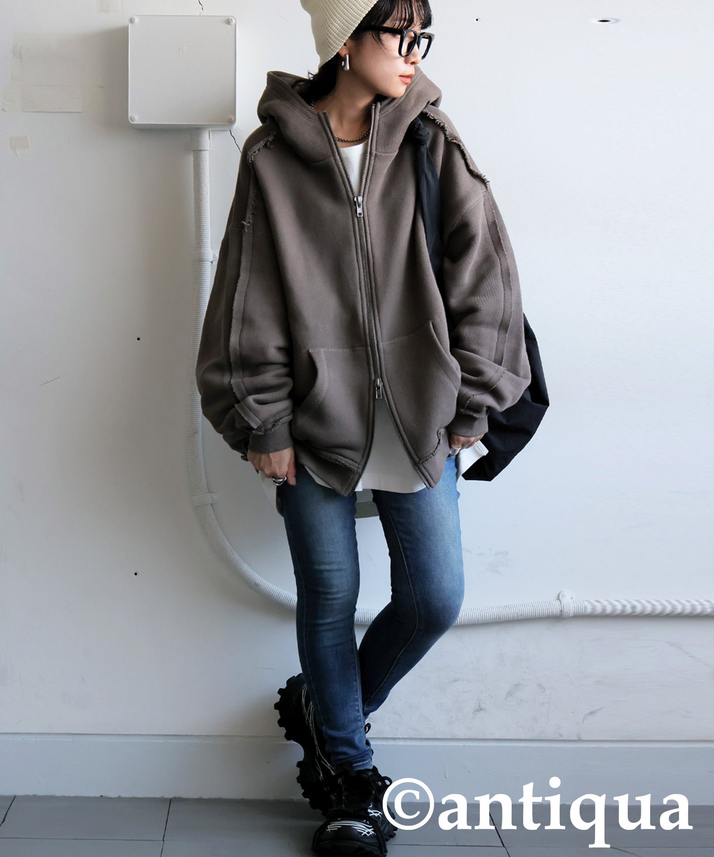 Fleece Double-Zip Hoodie Ladies