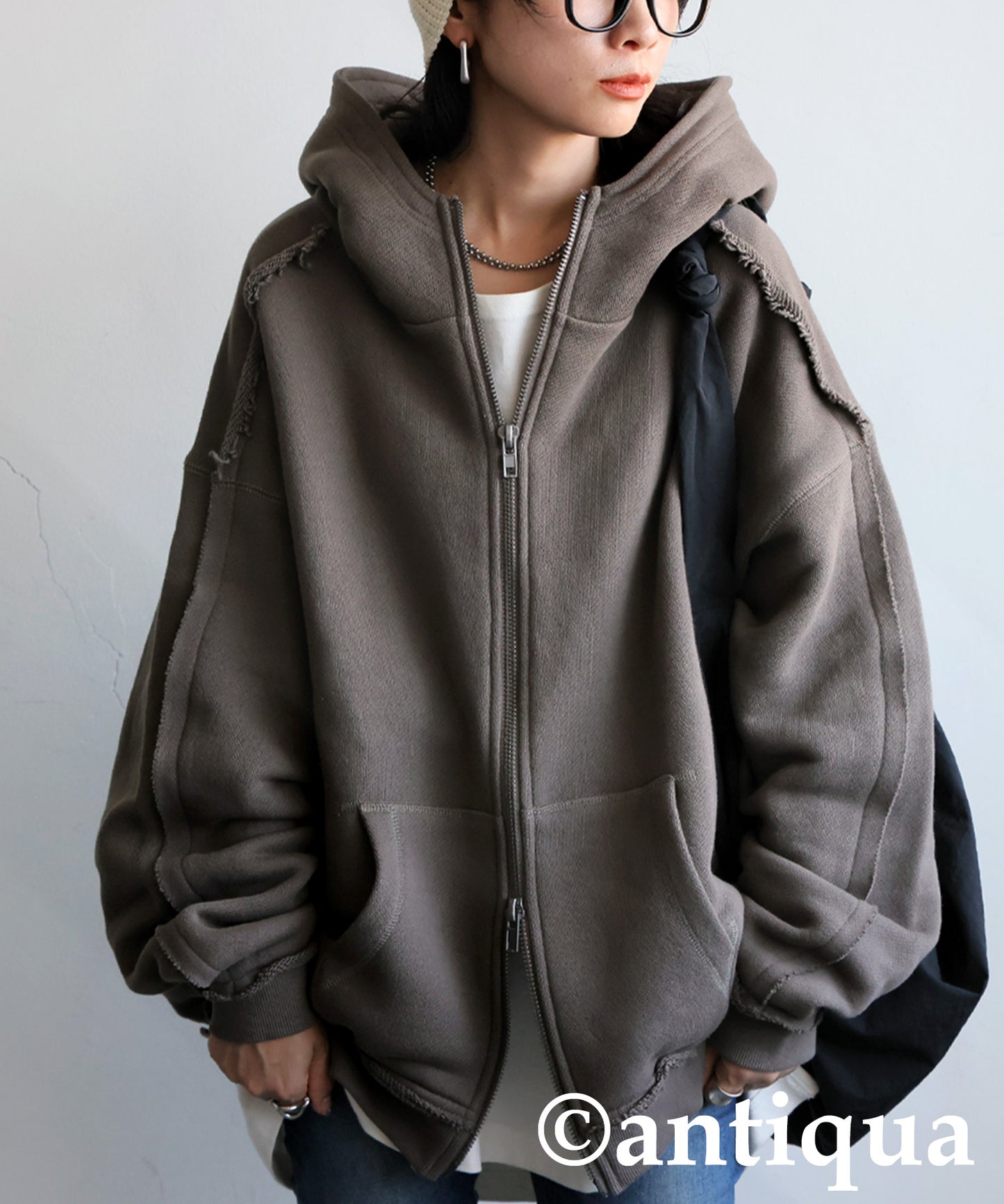 Fleece Double-Zip Hoodie Ladies