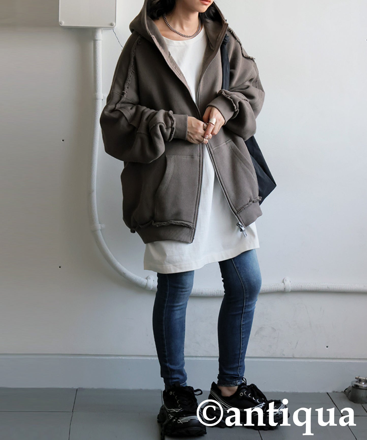 Fleece Double-Zip Hoodie Ladies