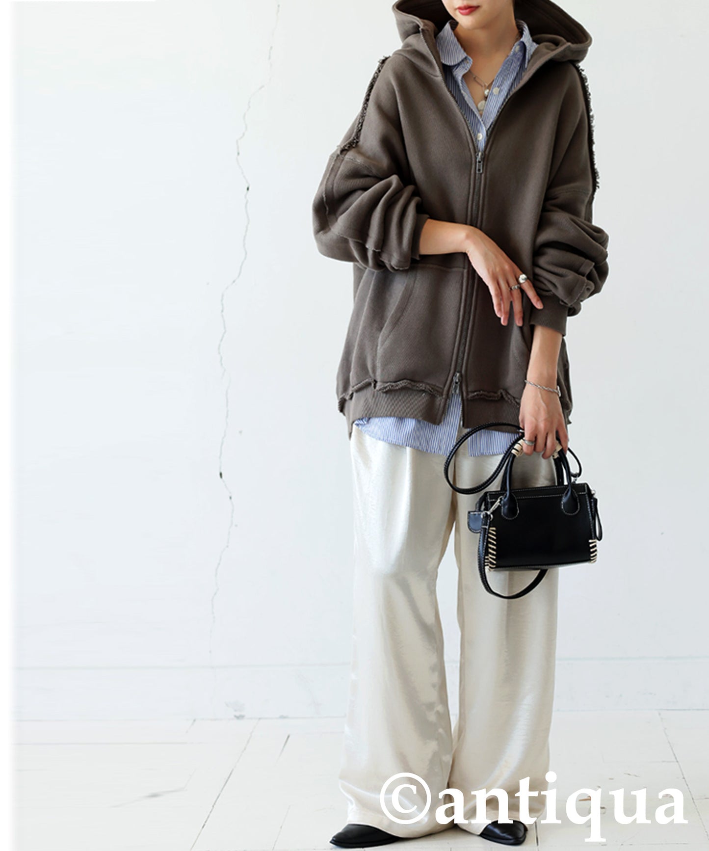 Fleece Double-Zip Hoodie Ladies