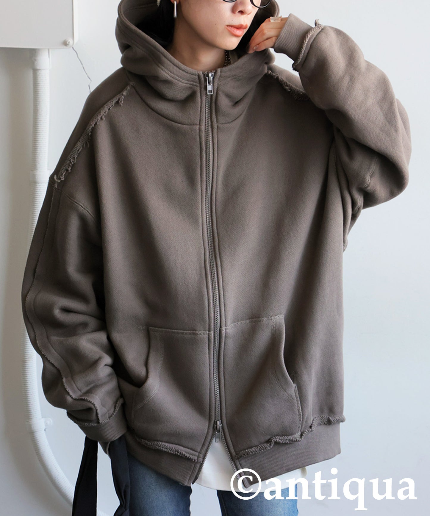 Fleece Double-Zip Hoodie Ladies