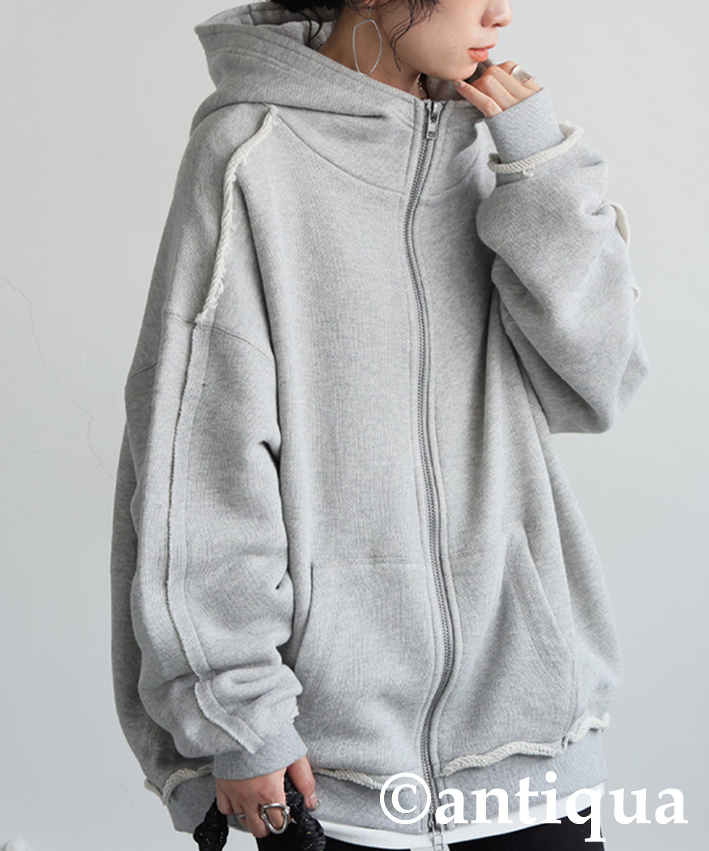 Fleece Double-Zip Hoodie Ladies