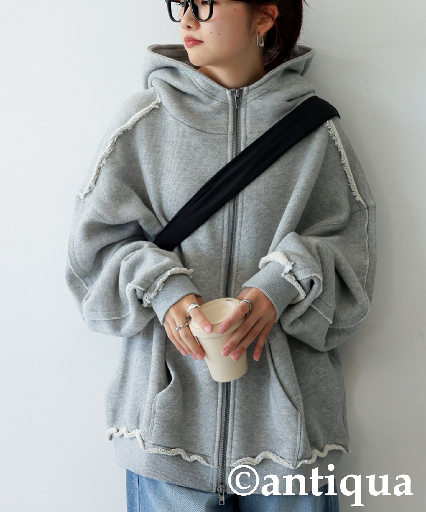 Fleece Double-Zip Hoodie Ladies