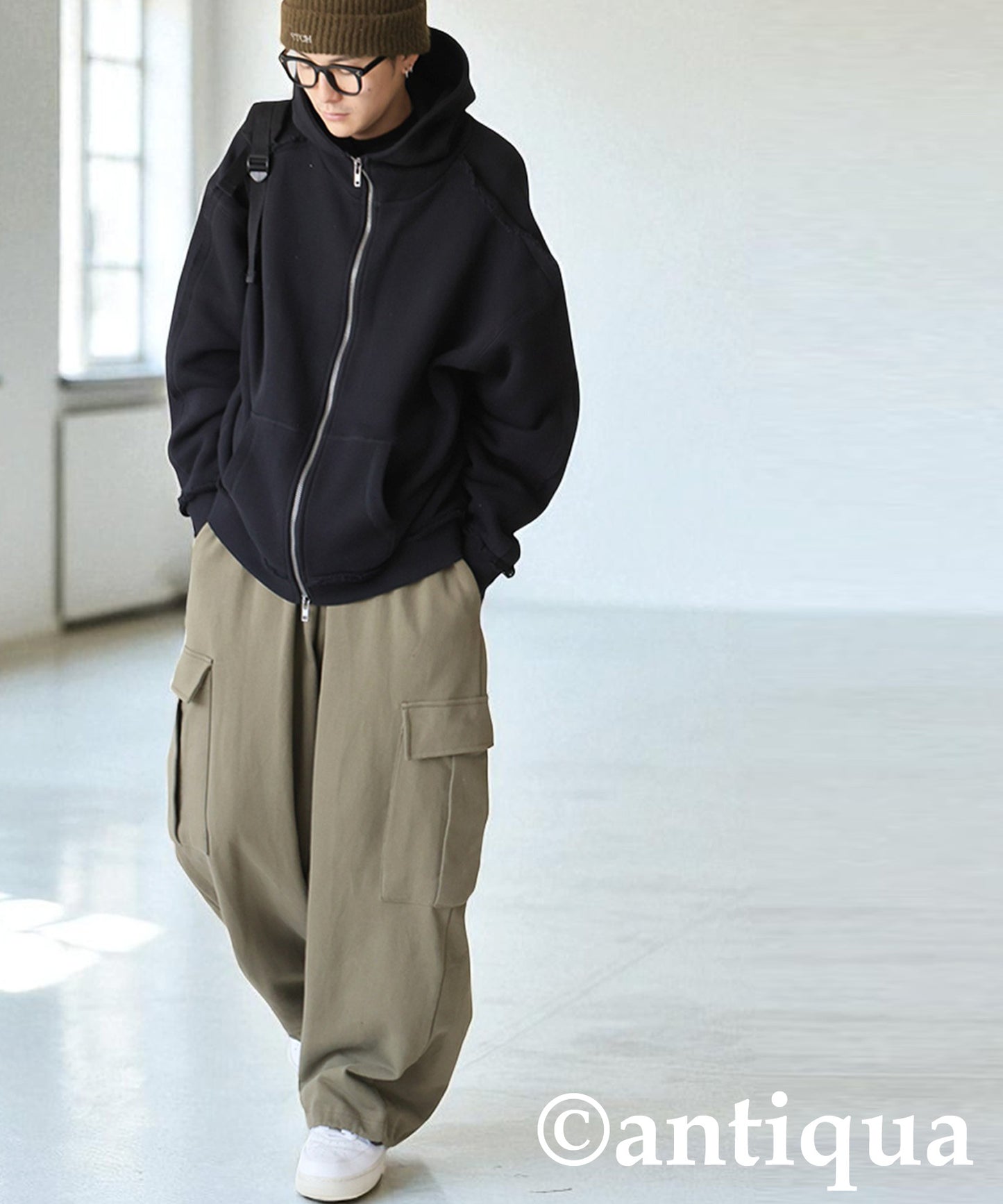 Fleece Double-Zip Hoodie Men's