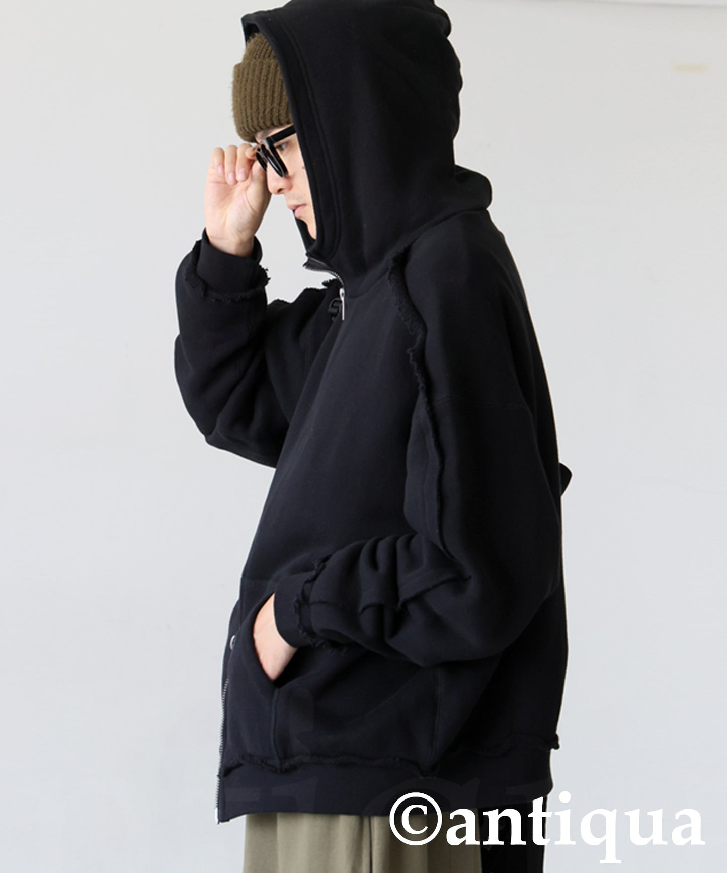 Fleece Double-Zip Hoodie Men's