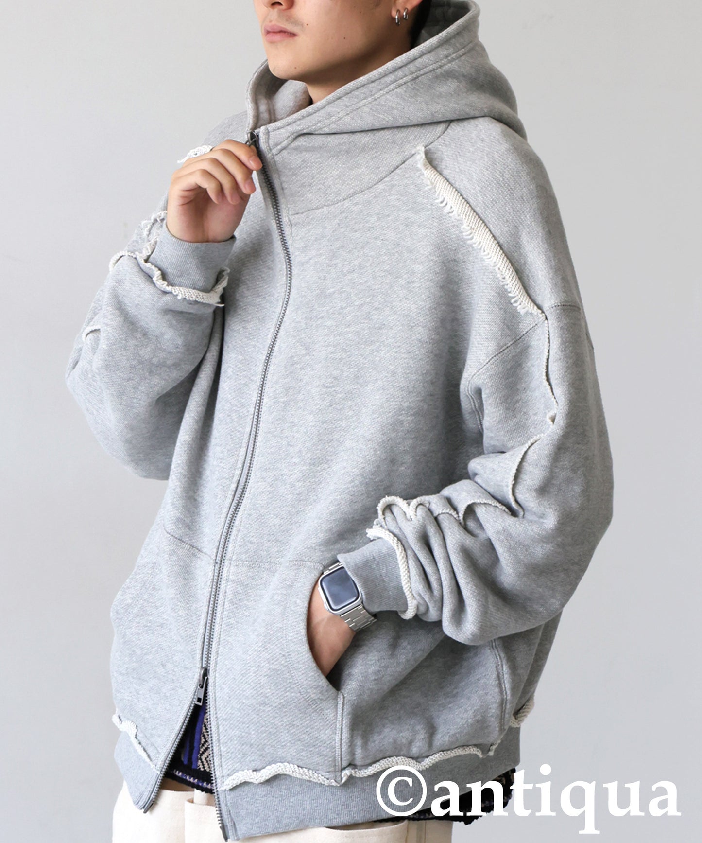 Fleece Double-Zip Hoodie Men's