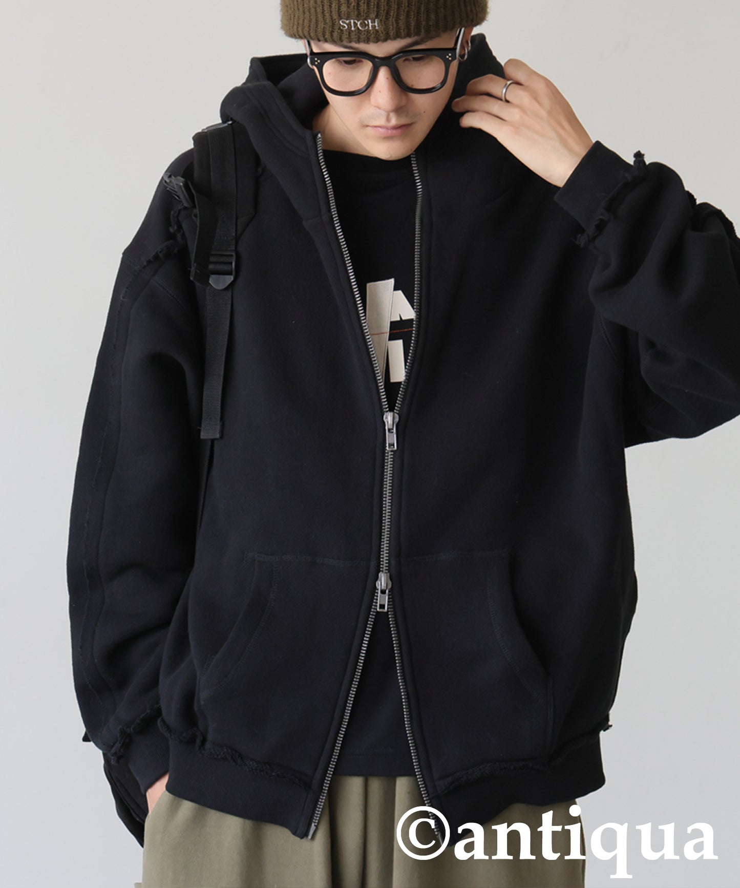 Fleece Double-Zip Hoodie Men's