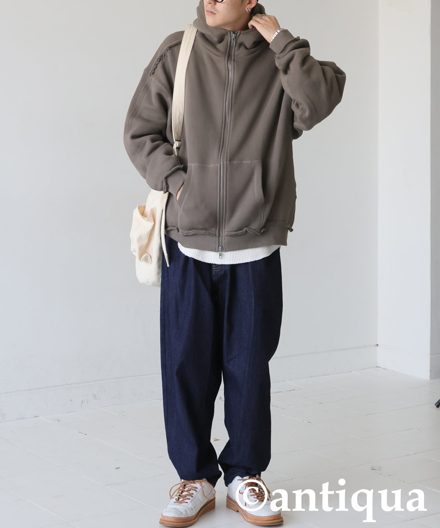 Fleece Double-Zip Hoodie Men's