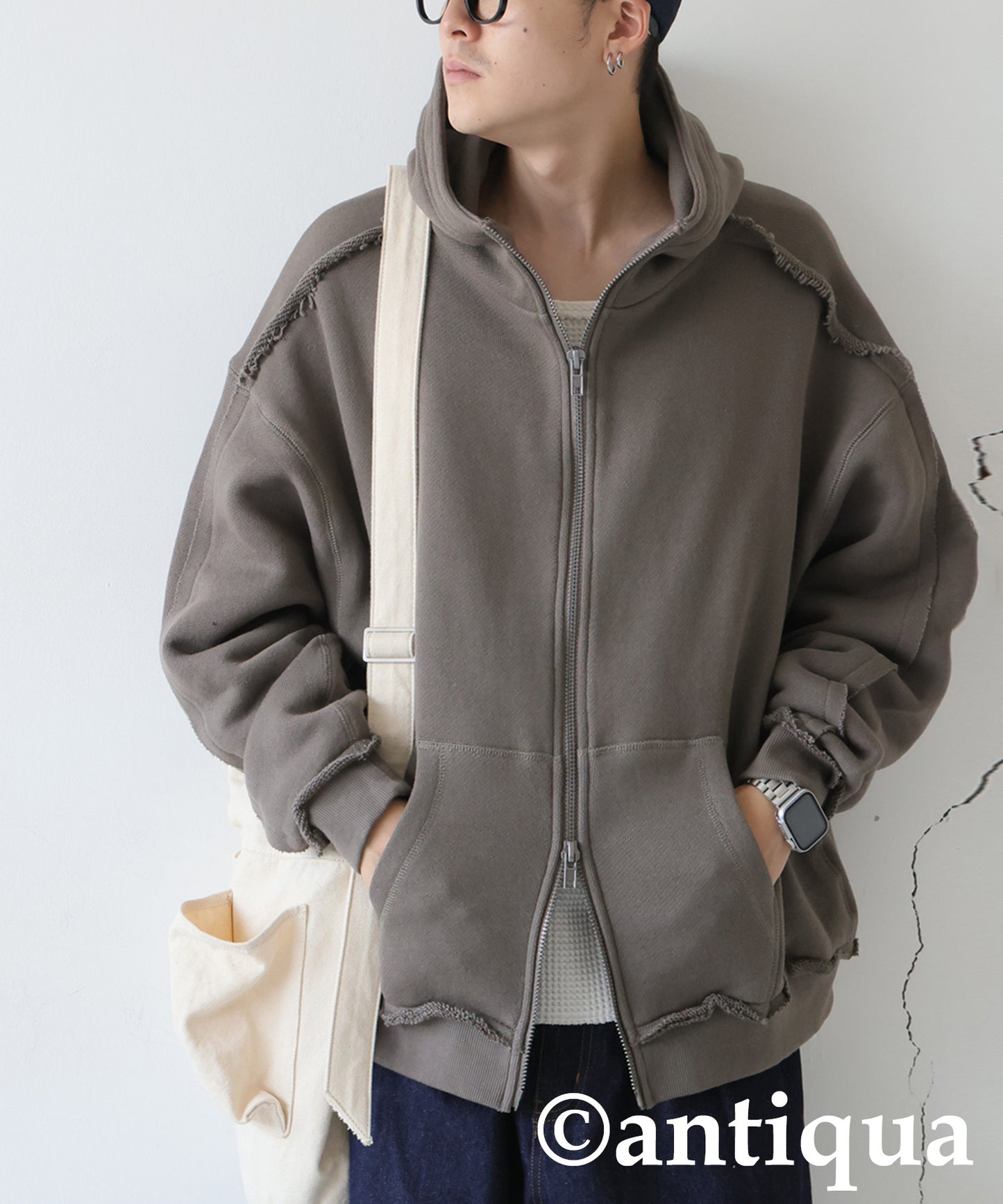 Fleece Double-Zip Hoodie Men's