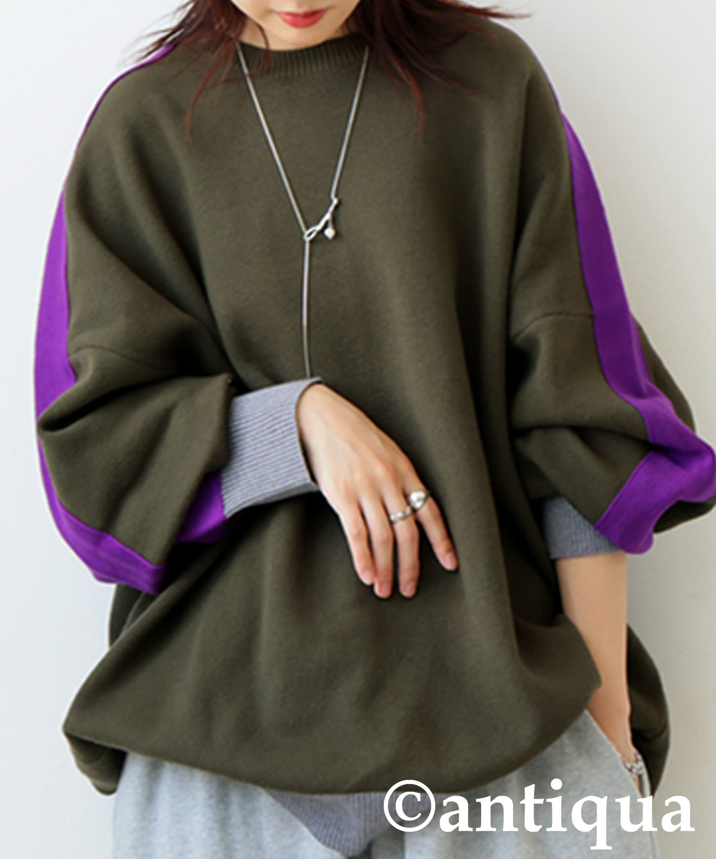 Color-Coordinated Striped Knit Tops Ladies