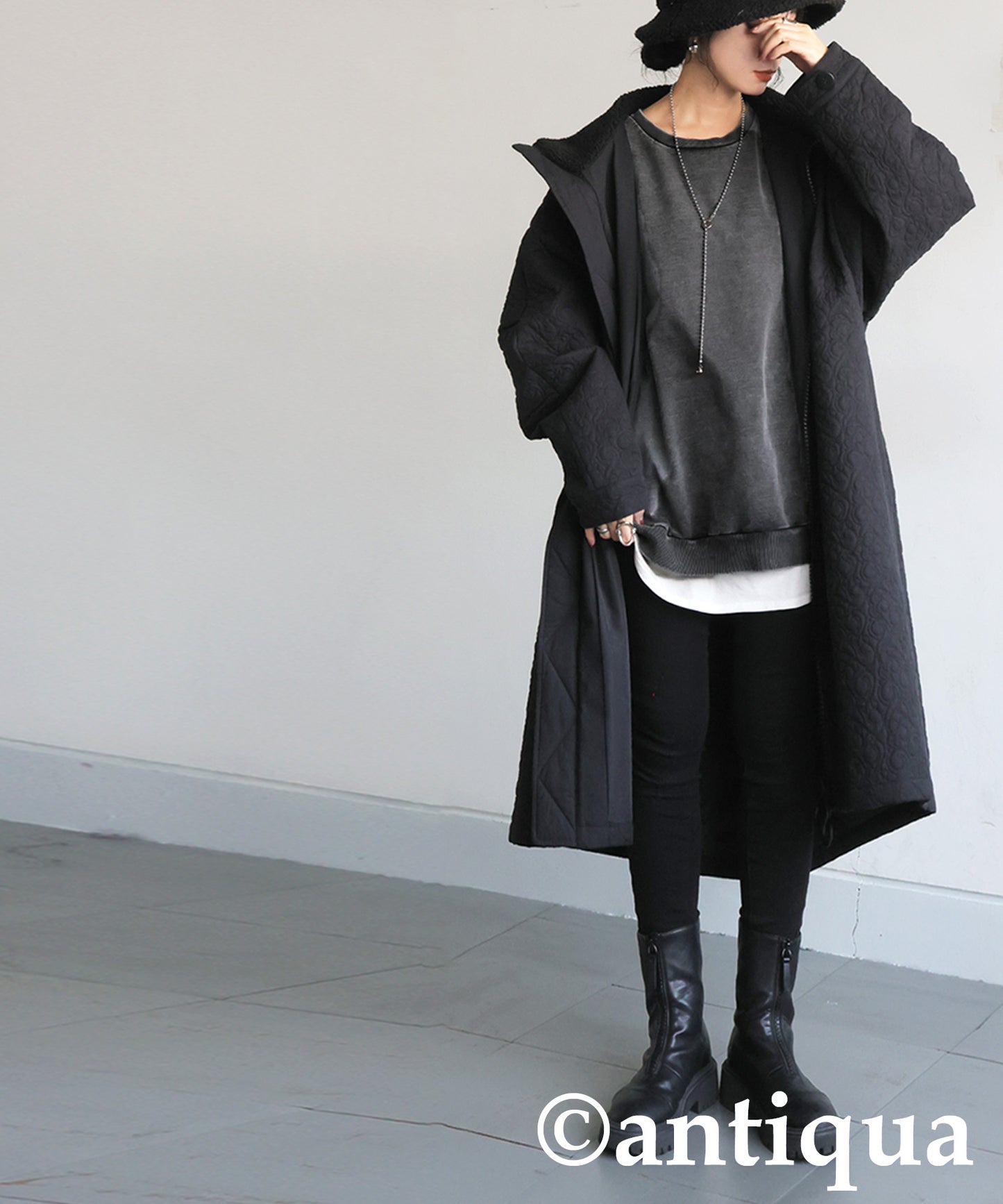 Mixed-Material Sweatshirt Ladies