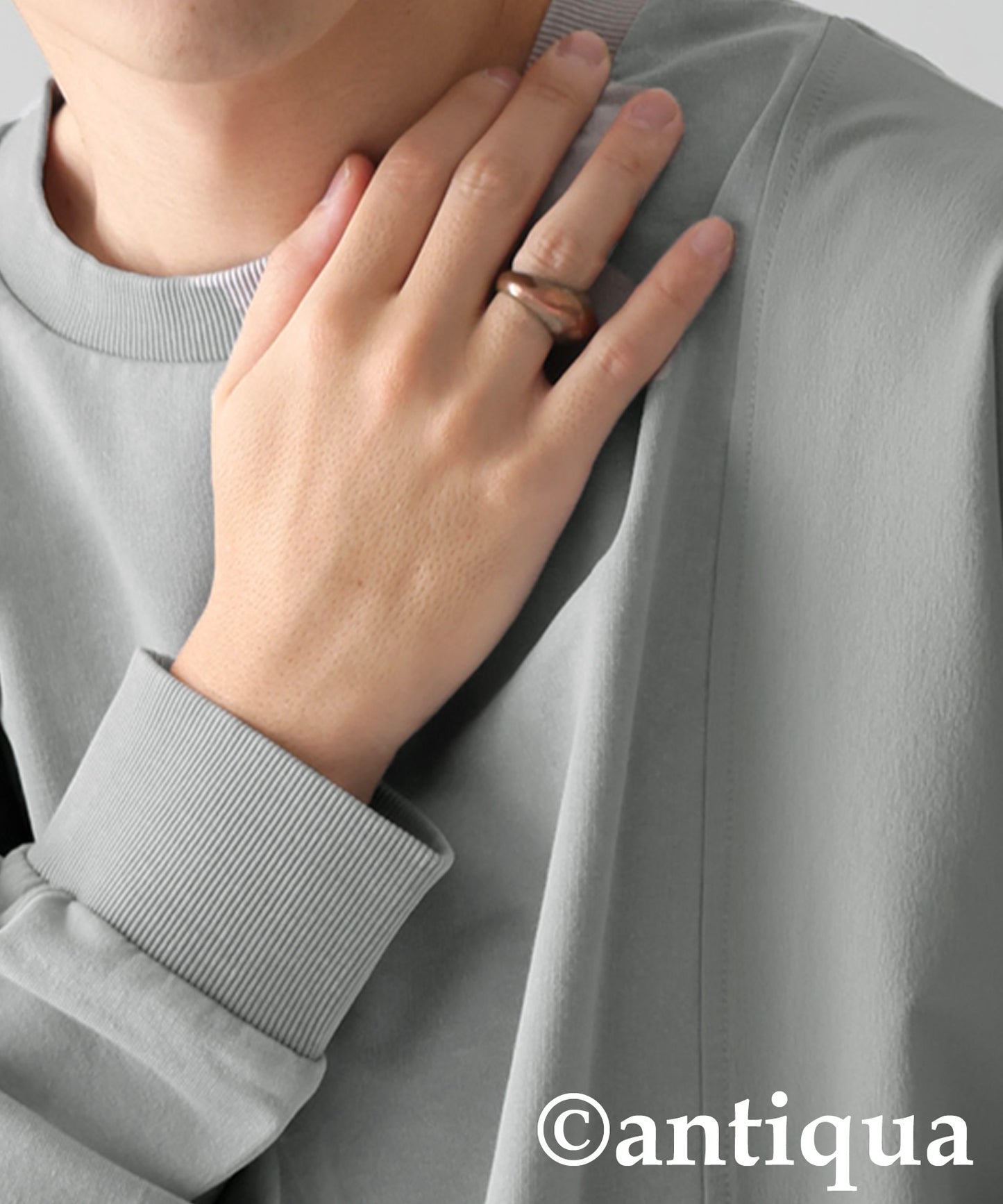 Mixed-Material Sweatshirt Men's