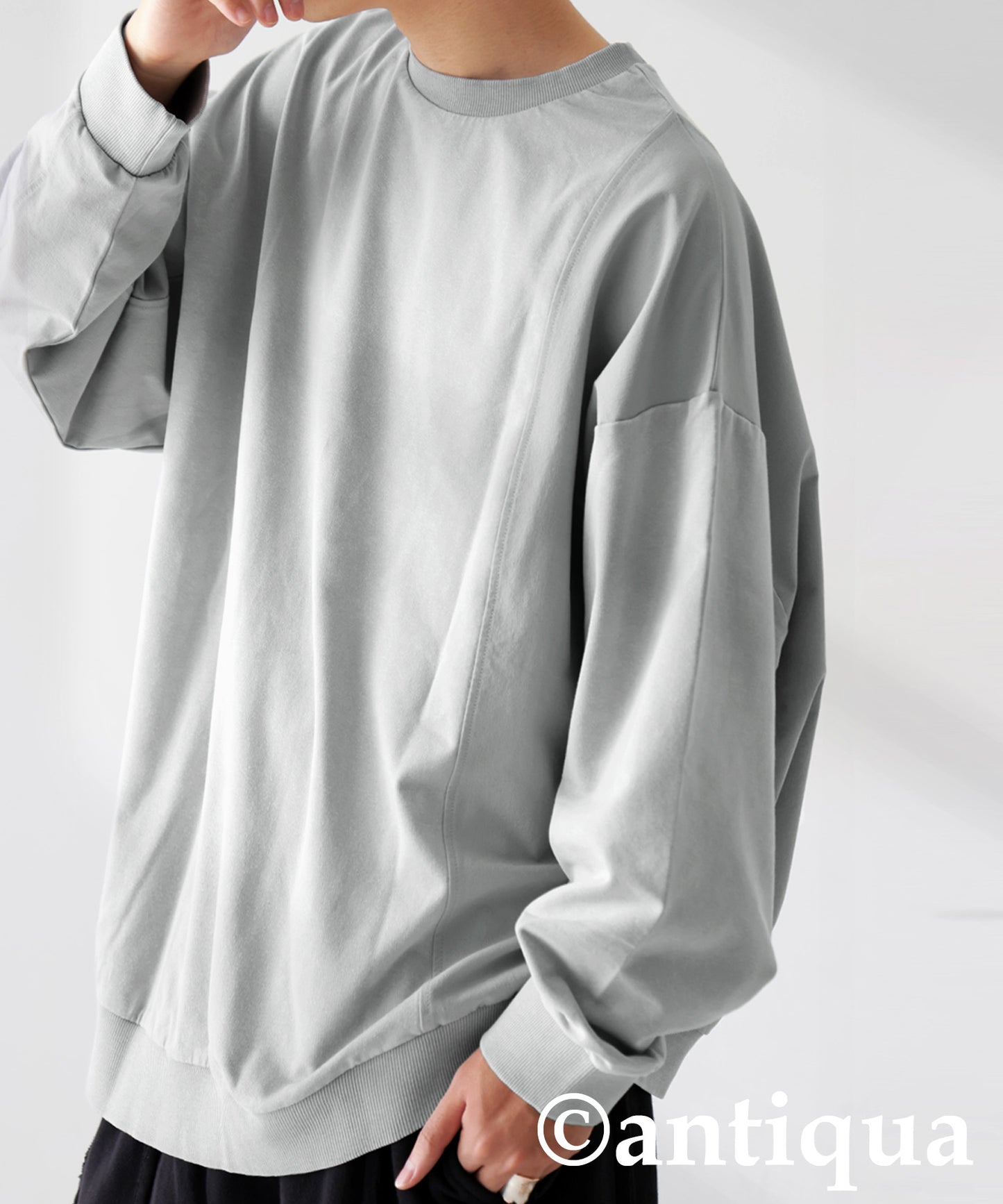 Mixed-Material Sweatshirt Men's