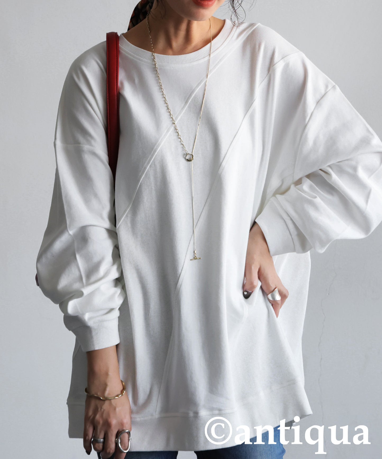 Ribbed Contrast Tops Ladies