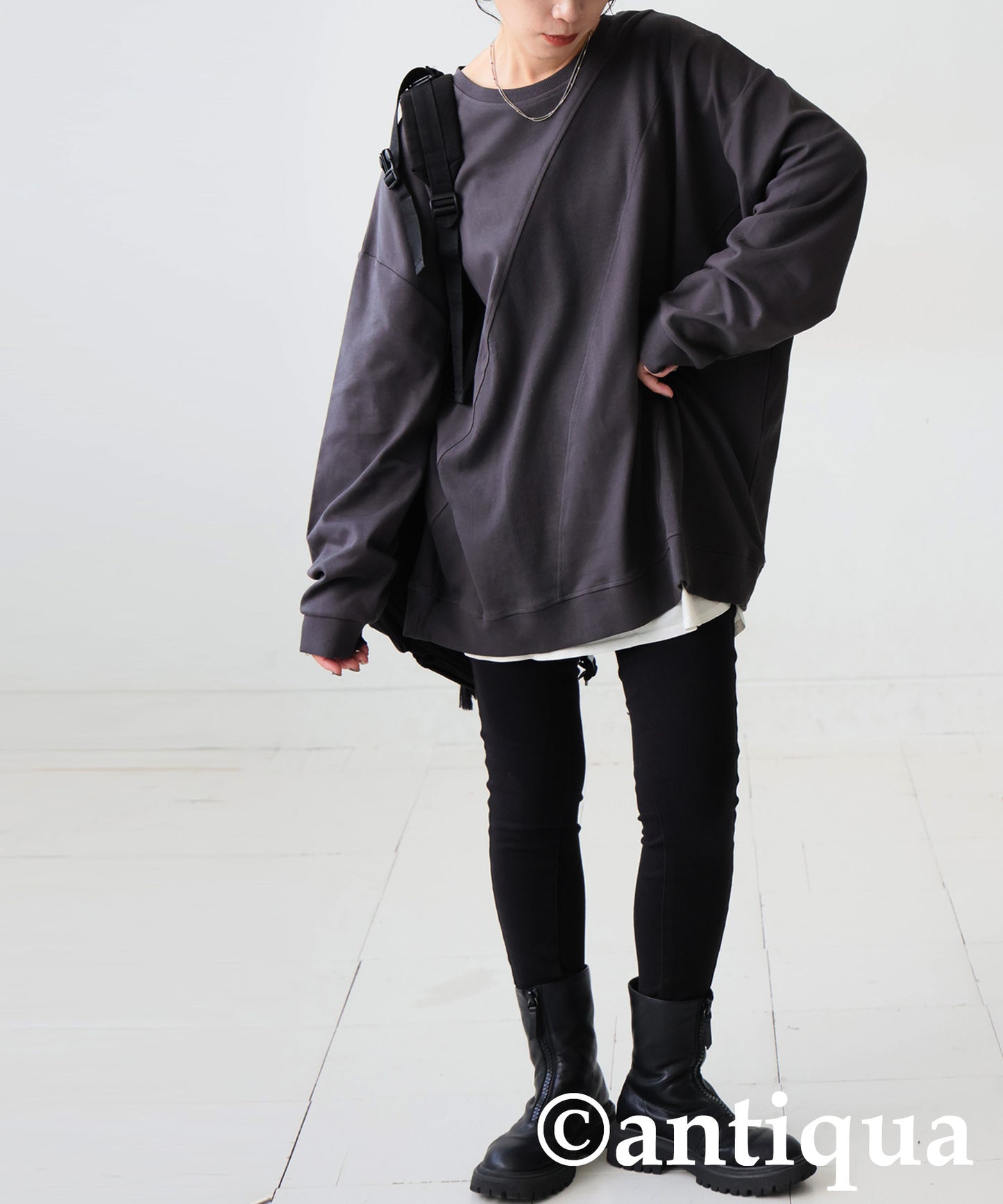 Ribbed Contrast Tops Ladies