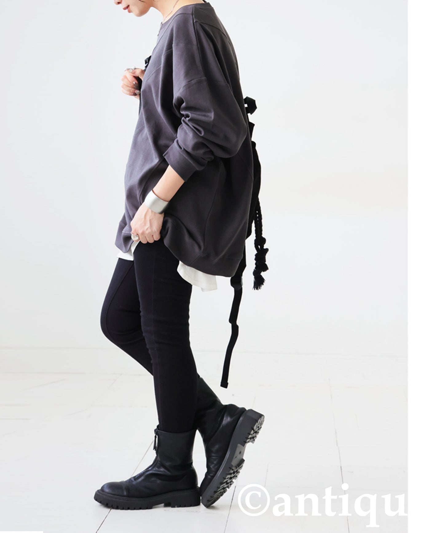 Ribbed Contrast Tops Ladies