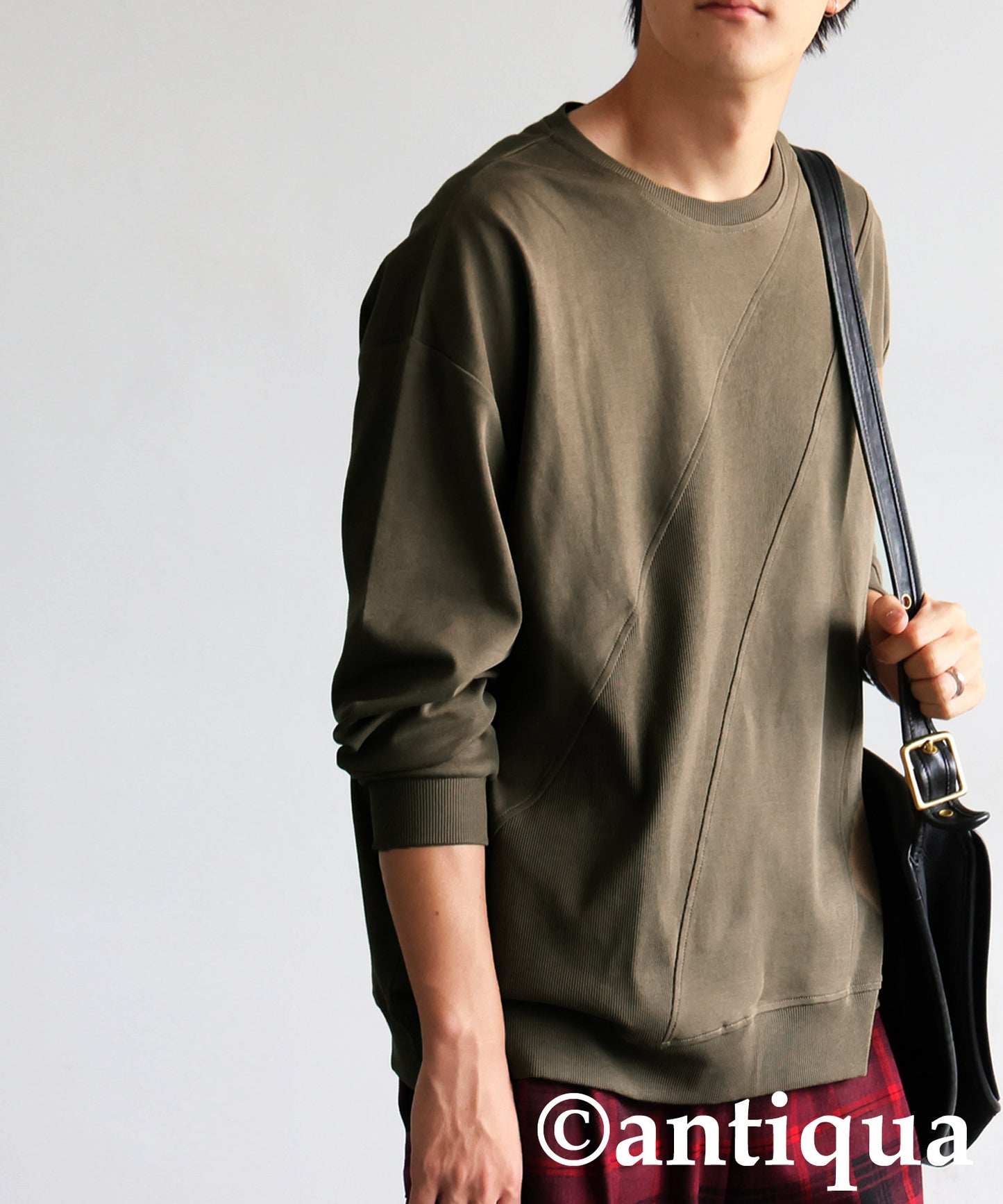 Ribbed Contrast Tops Men's