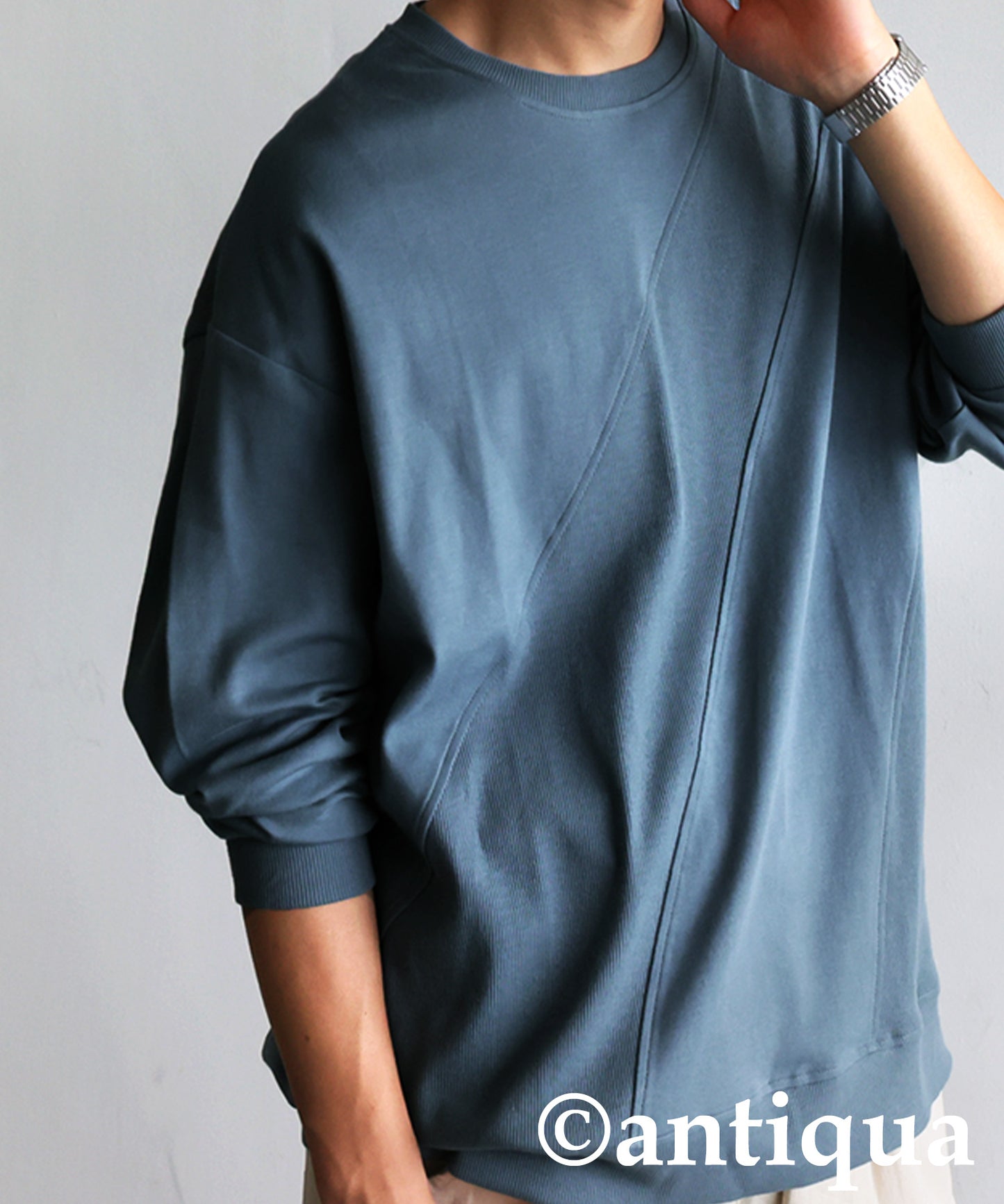 Ribbed Contrast Tops Men's