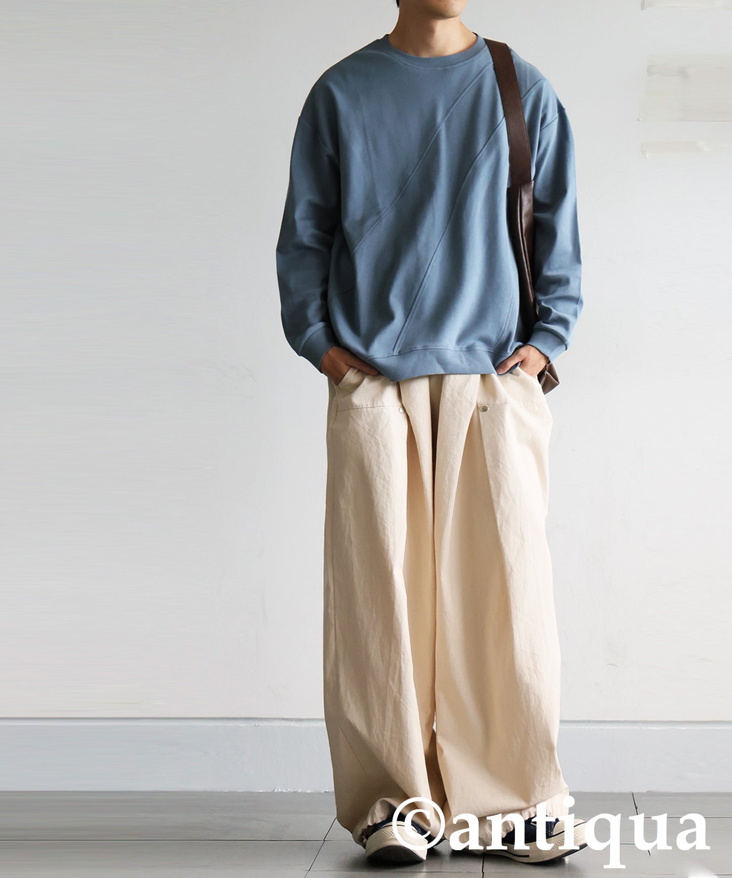 Ribbed Contrast Tops Men's