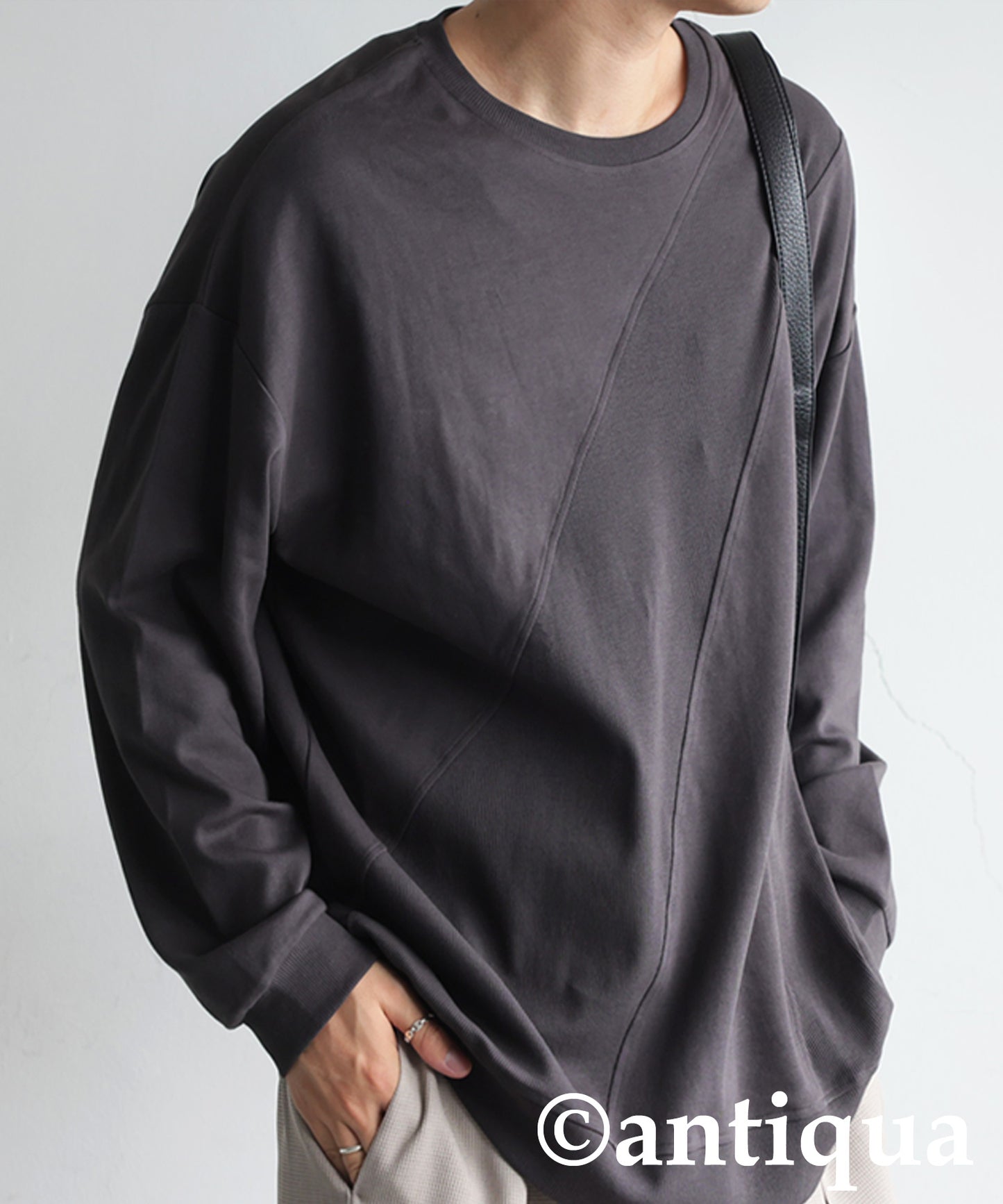 Ribbed Contrast Tops Men's