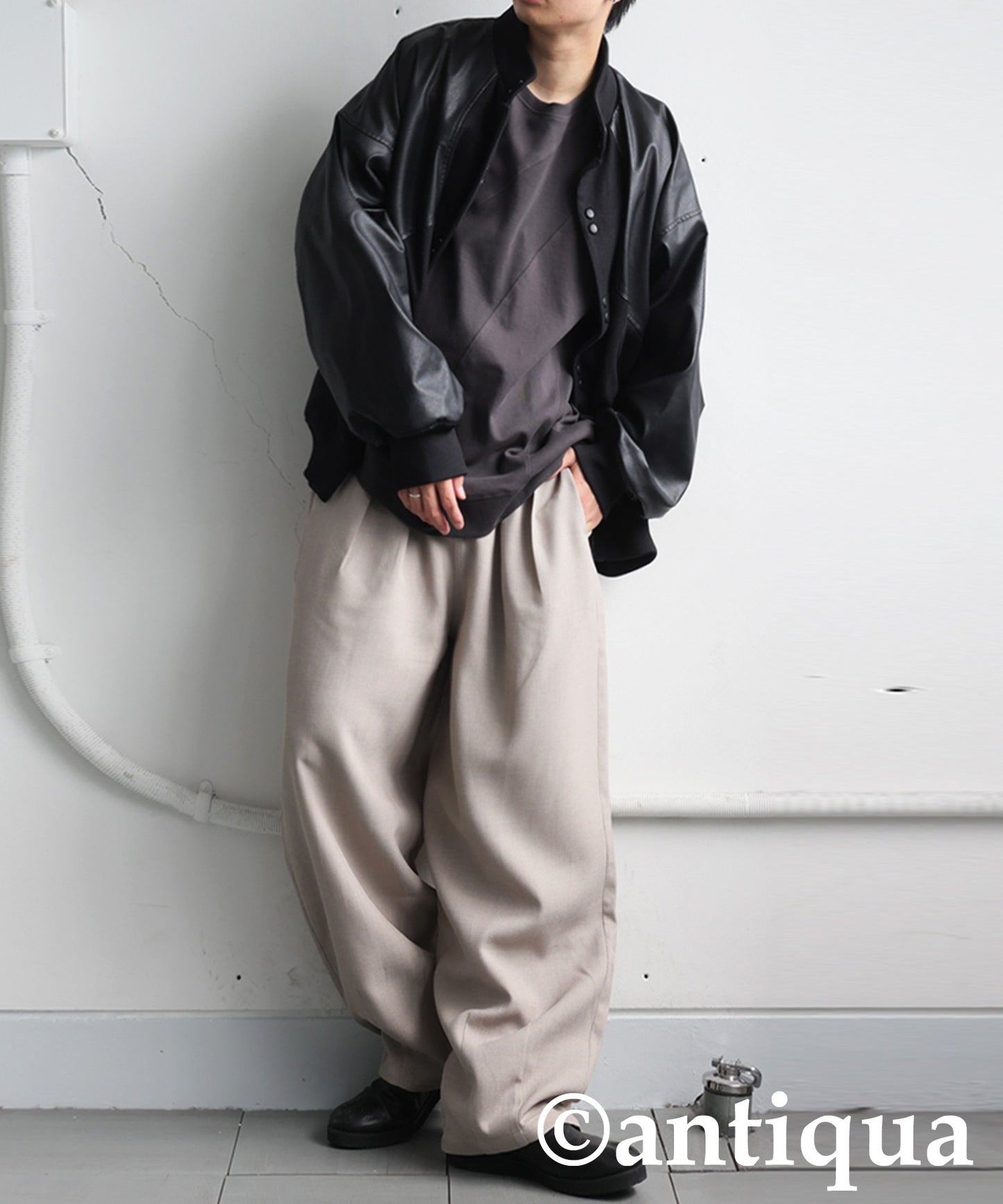 Ribbed Contrast Tops Men's