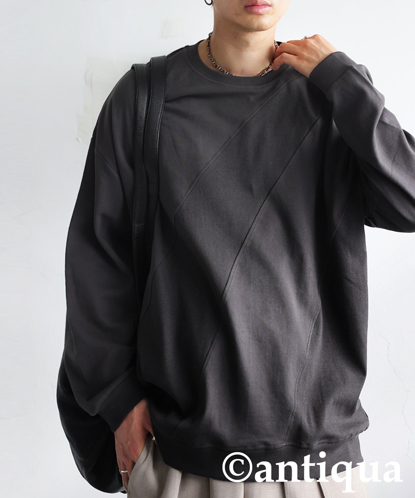 Ribbed Contrast Tops Men's
