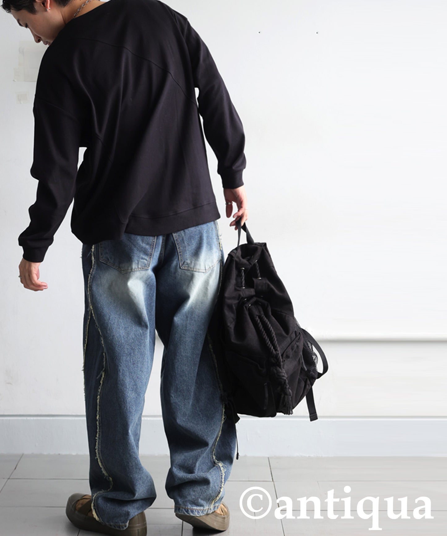 Ribbed Contrast Tops Men's