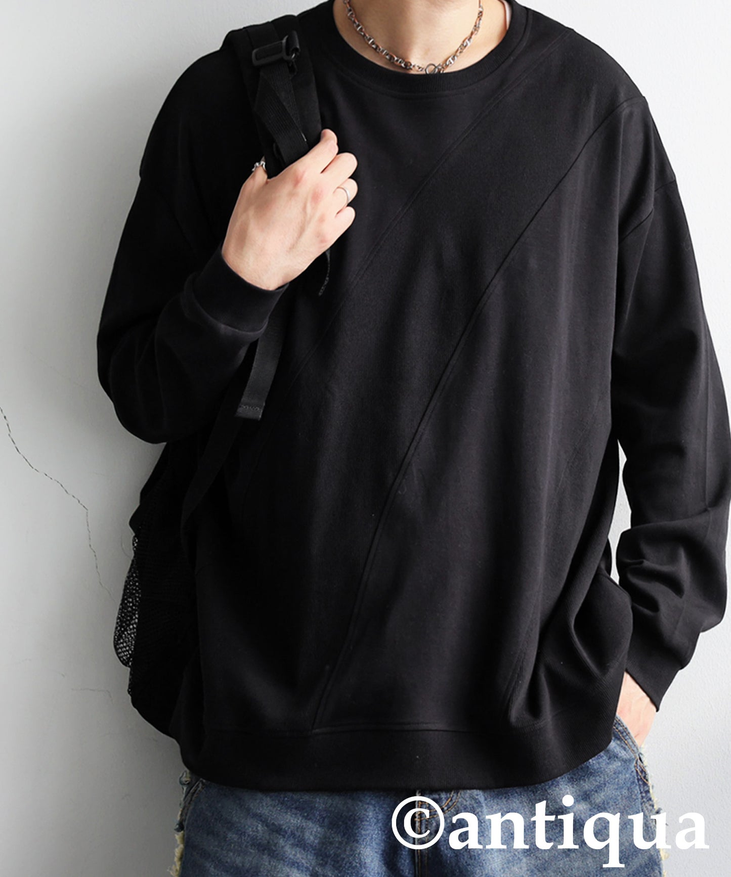 Ribbed Contrast Tops Men's