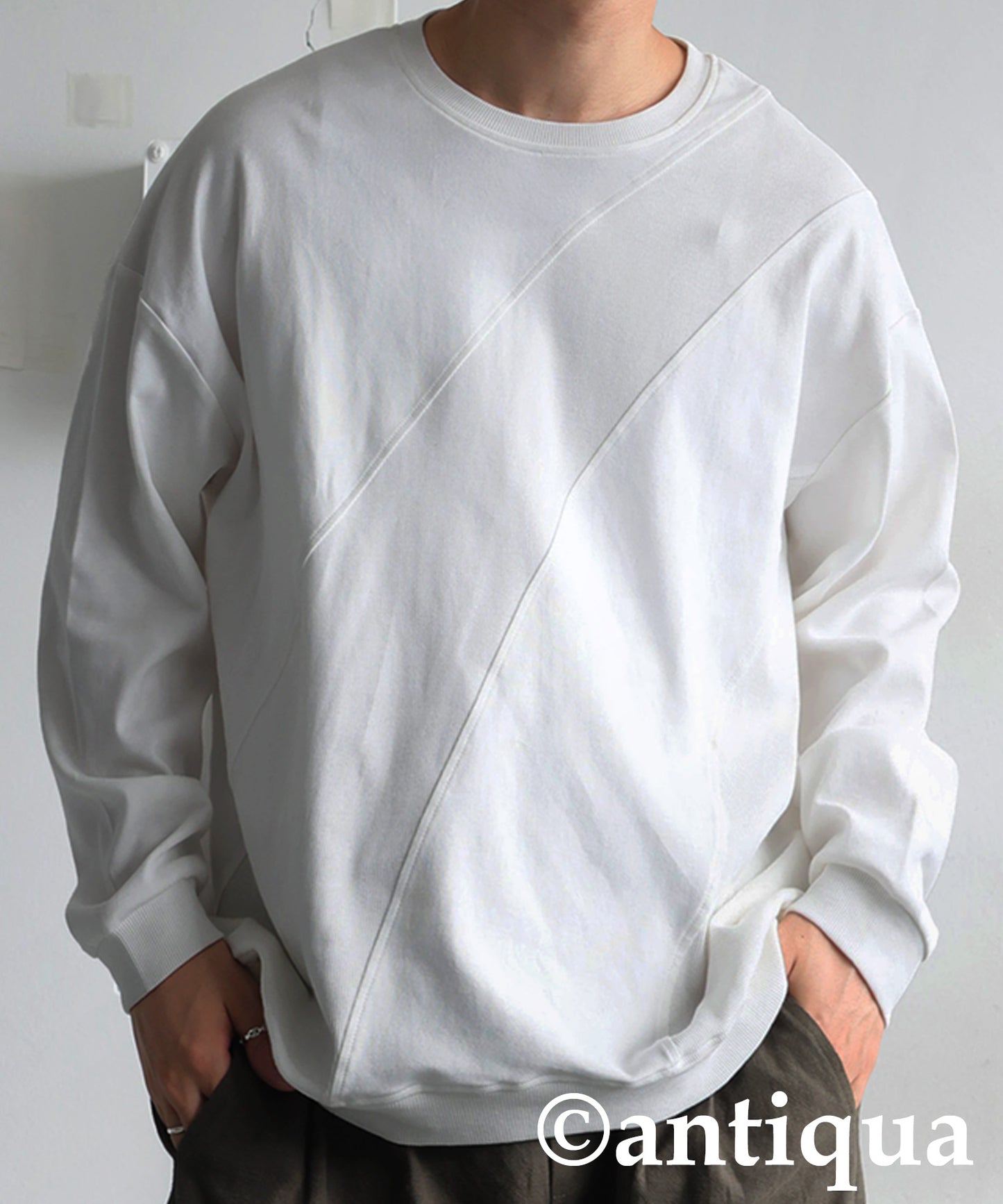 Ribbed Contrast Tops Men's