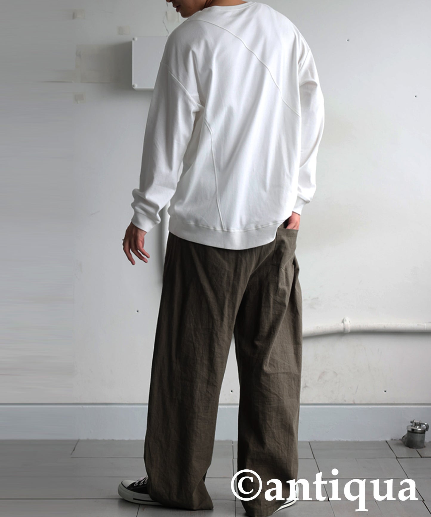 Ribbed Contrast Tops Men's