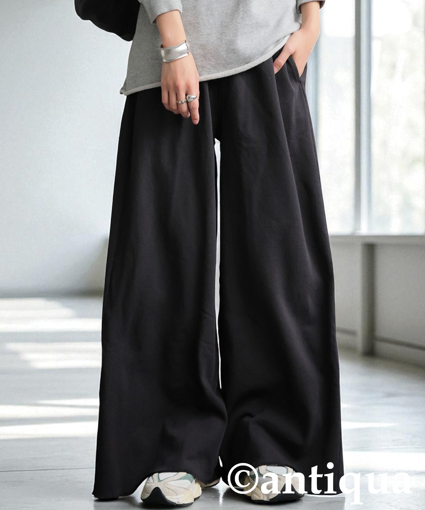 Fleece Wide Pants Ladies