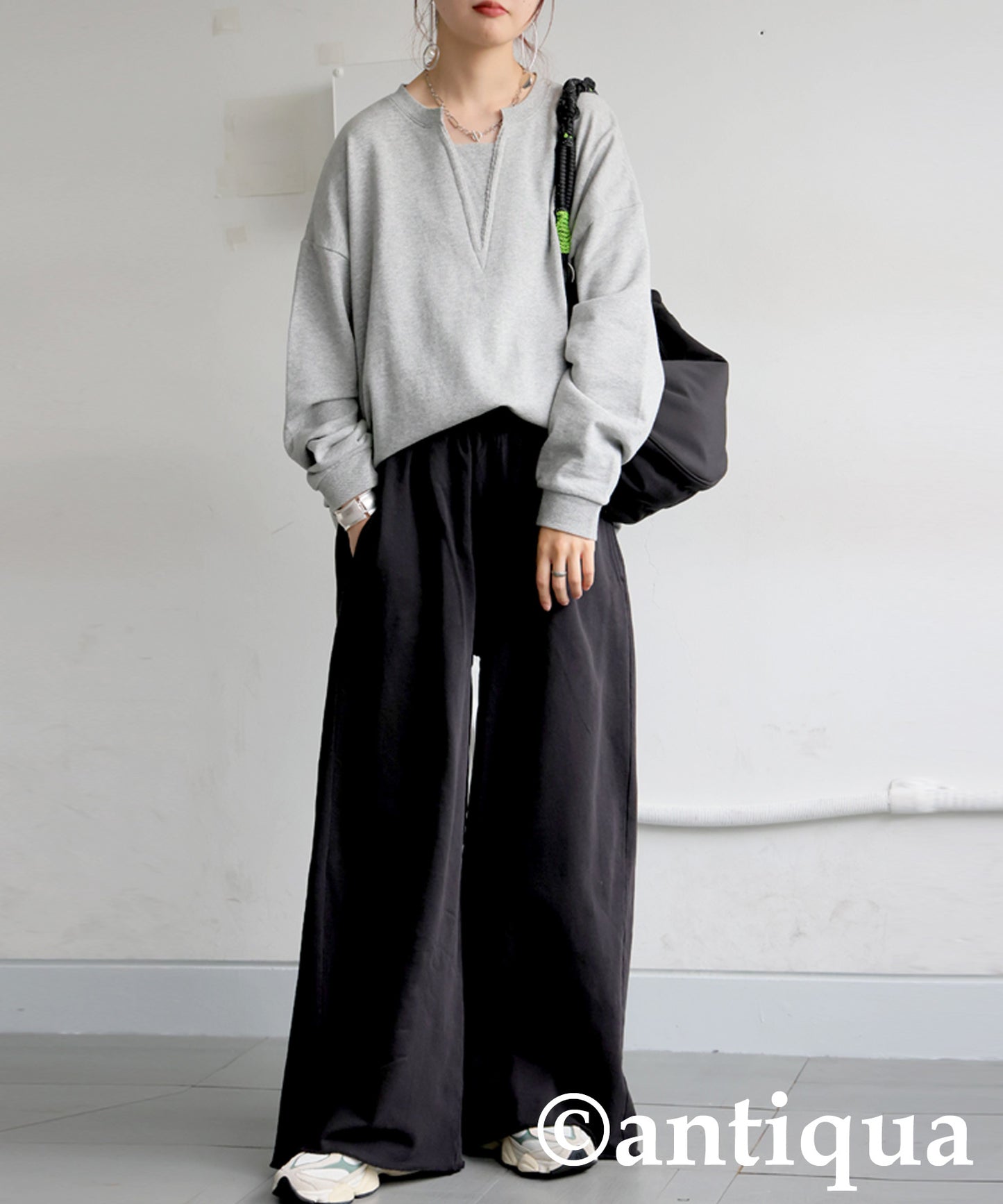 Fleece Wide Pants Ladies