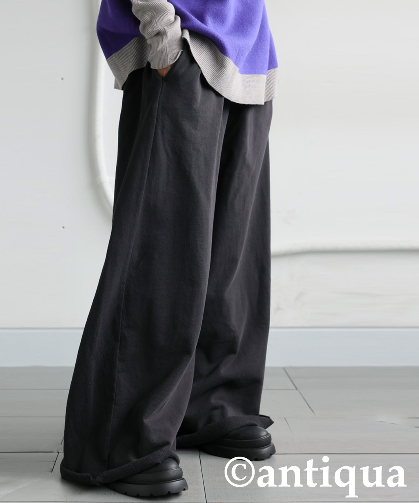 Fleece Wide Pants Ladies