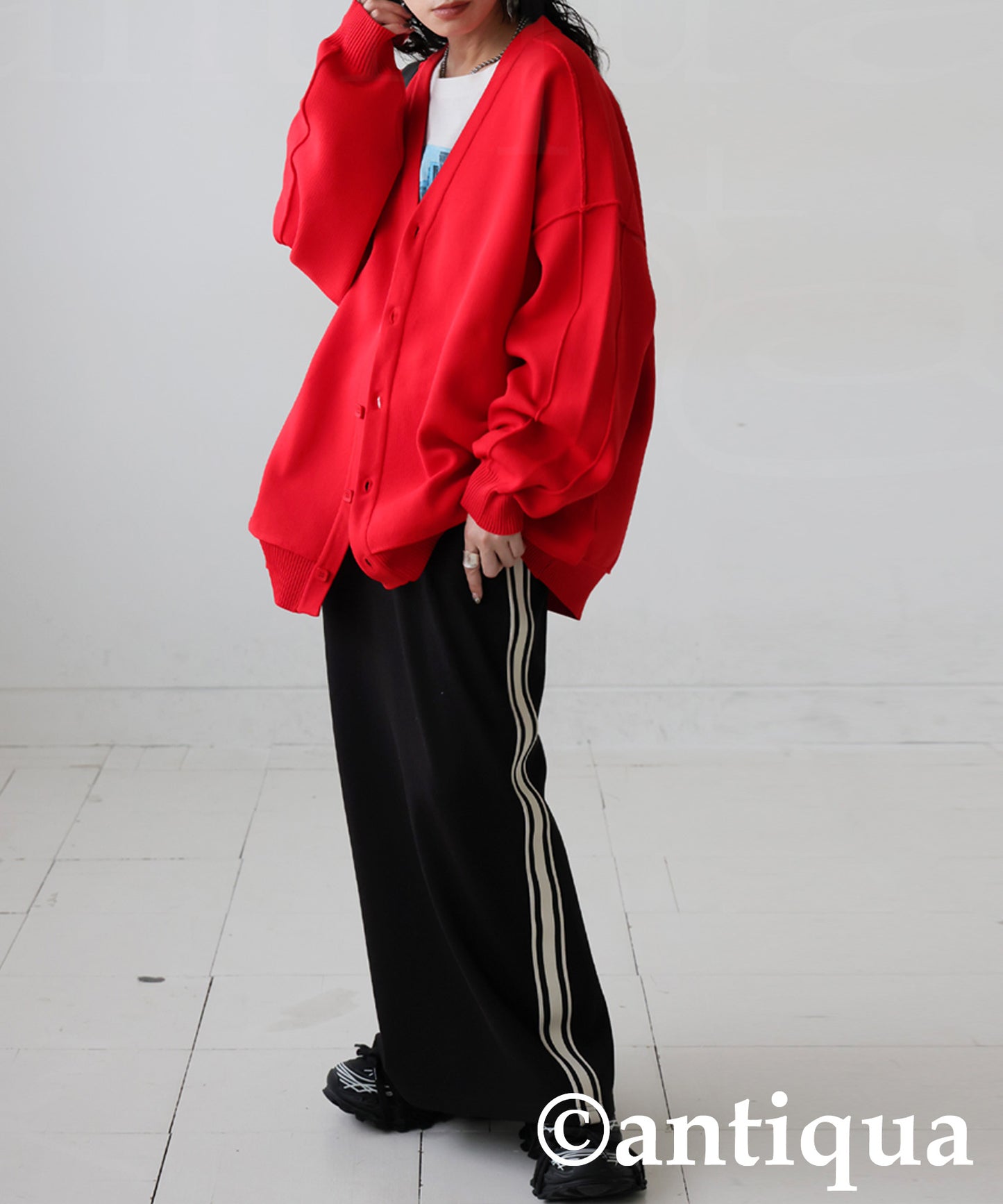 Sponge Knit Cardigan Ladies