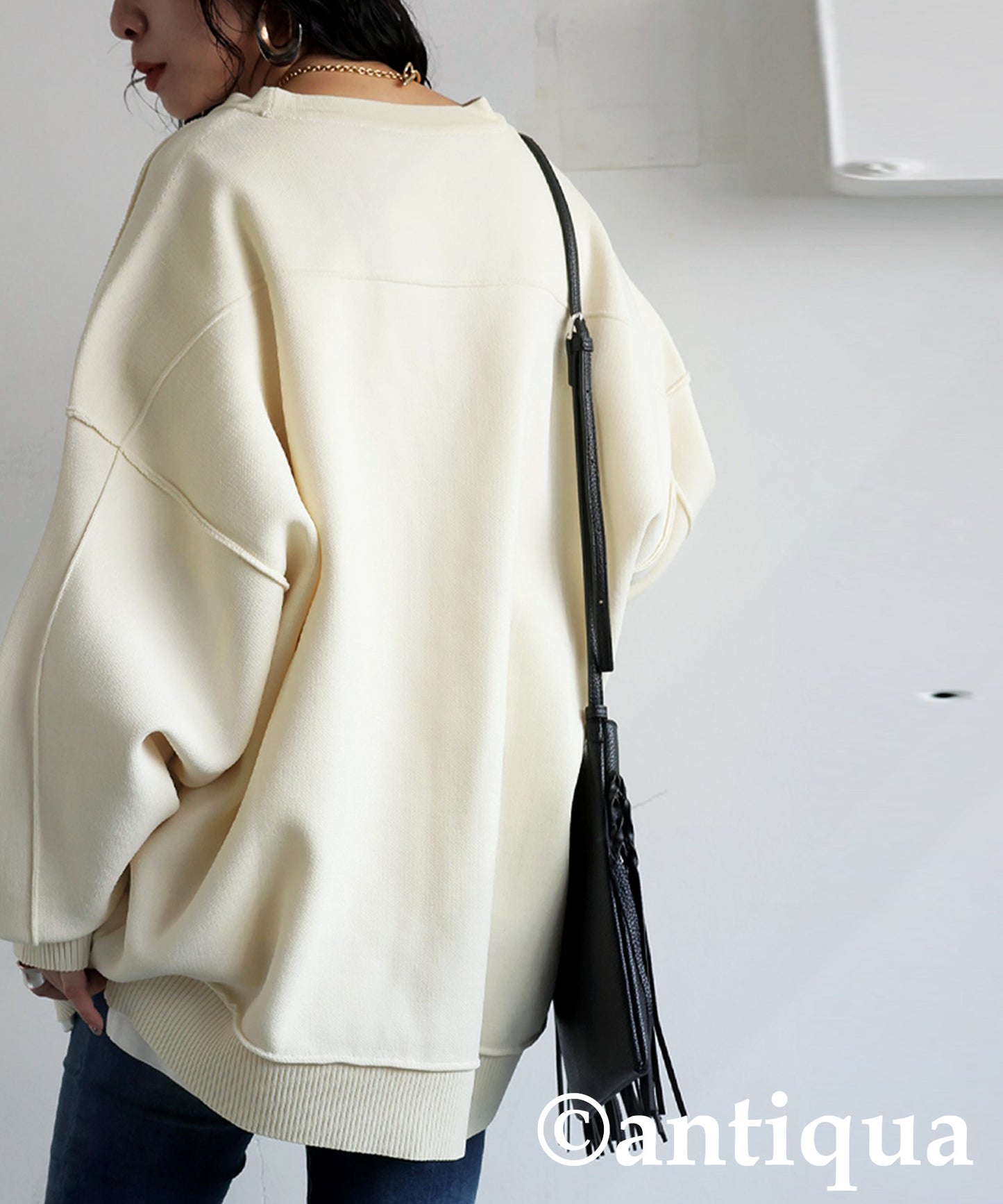 Sponge Knit Cardigan Ladies