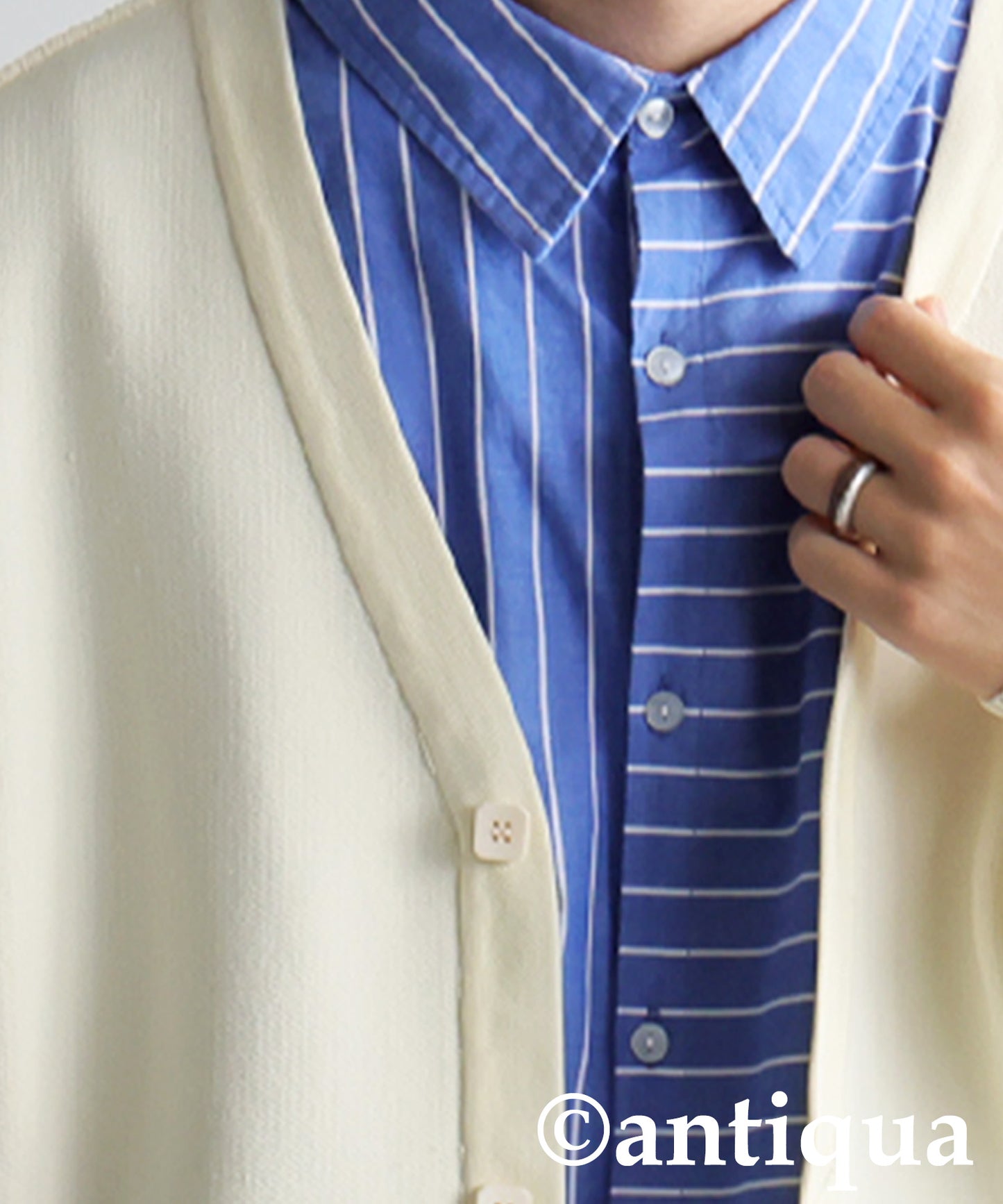 Sponge Knit Cardigan Men's