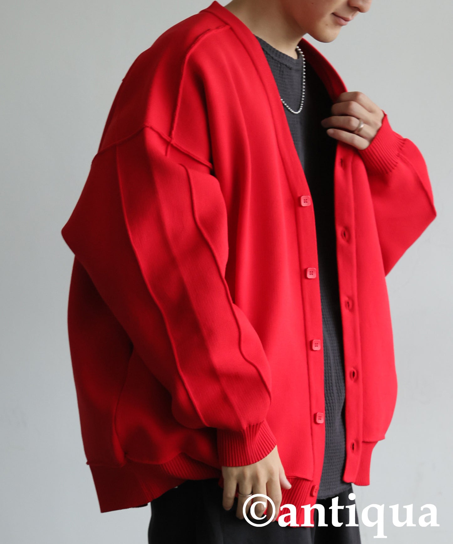 Sponge Knit Cardigan Men's