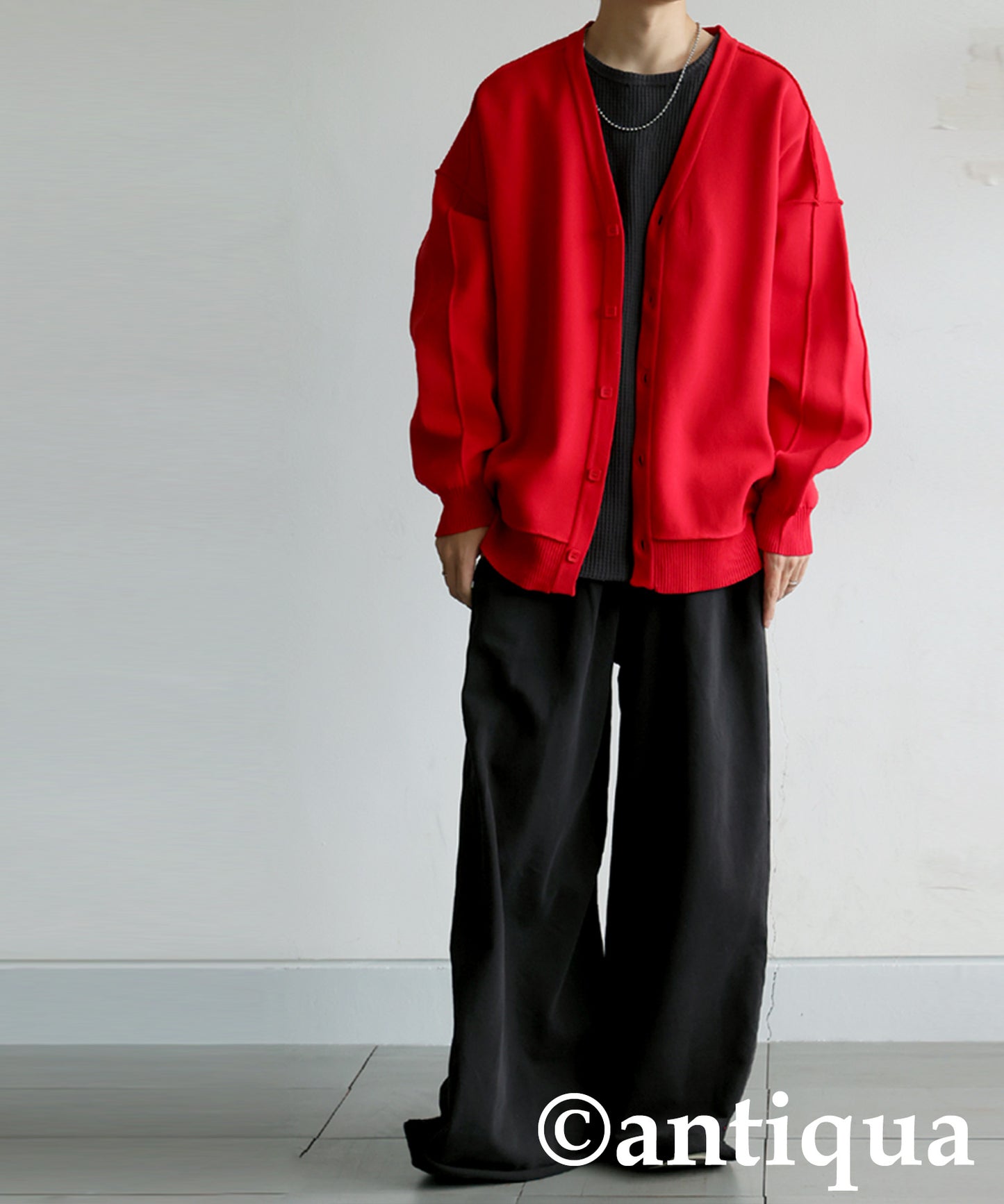 Sponge Knit Cardigan Men's