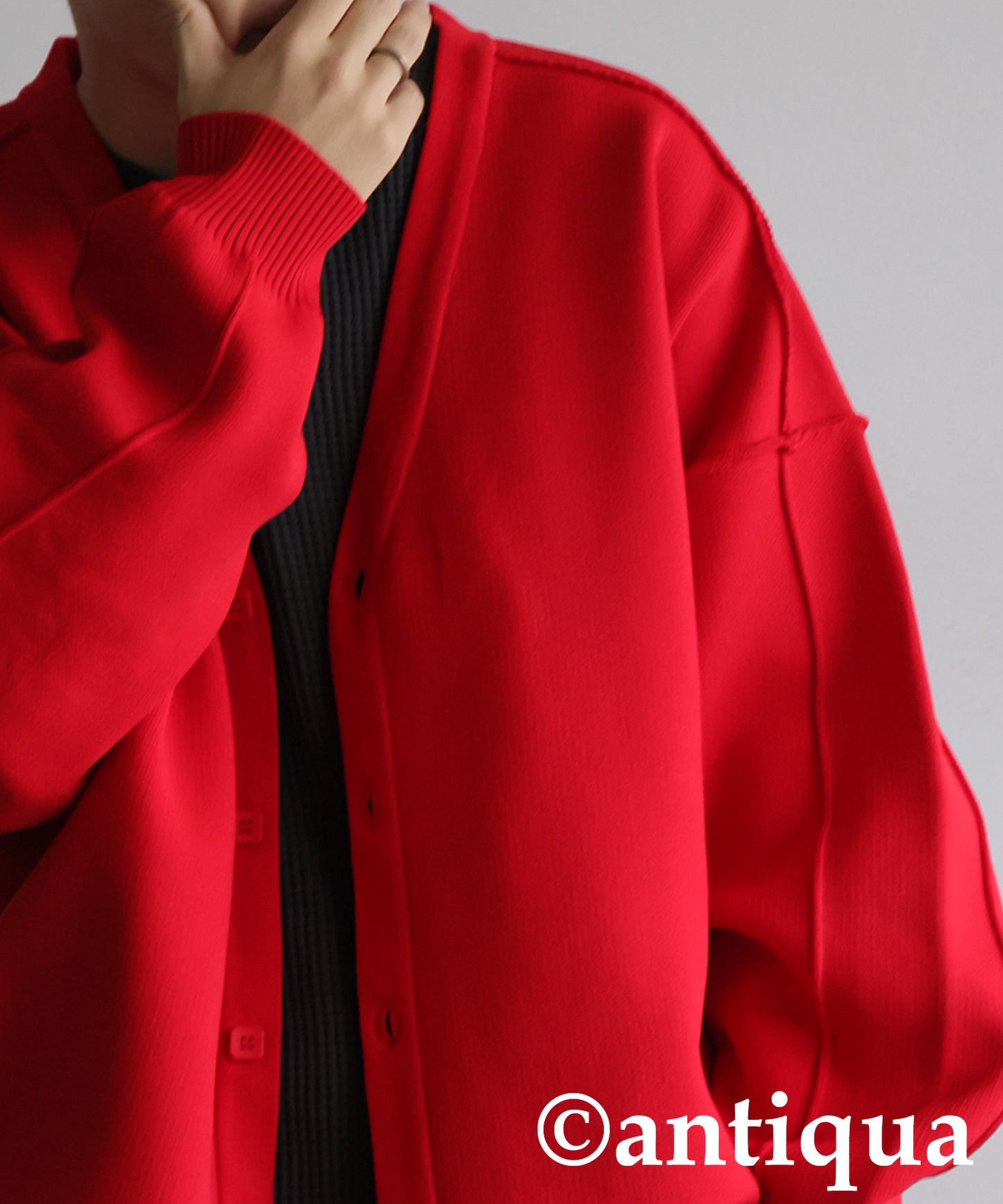 Sponge Knit Cardigan Men's