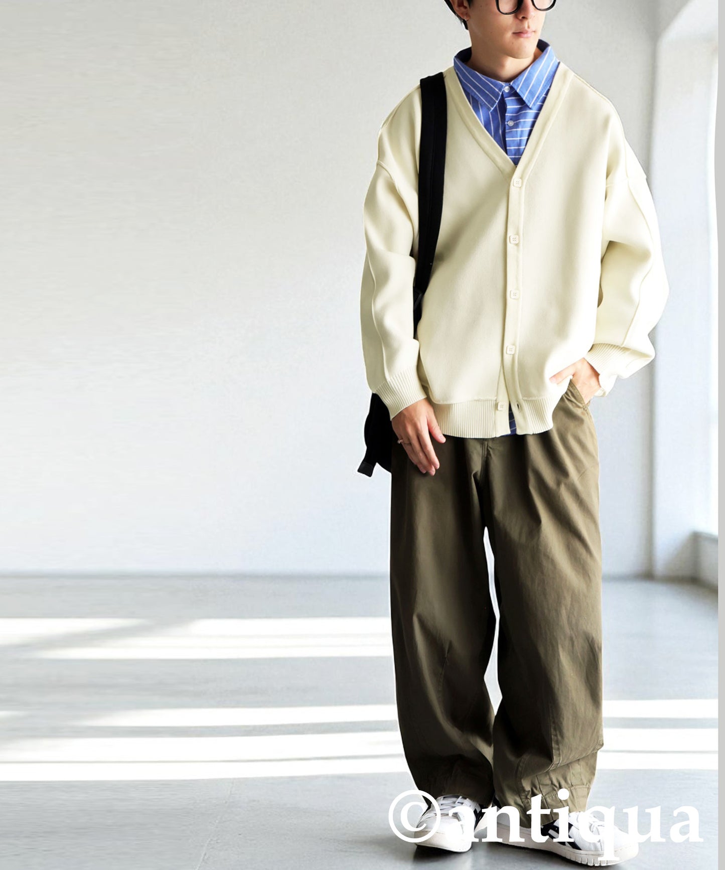 Sponge Knit Cardigan Men's